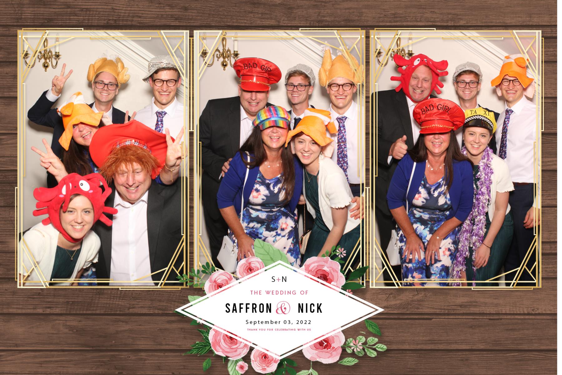 Saffron & Nick | View more photos from the event at gallery.blissbooth.co.uk/u/BlissBooth/Saffron-Nick