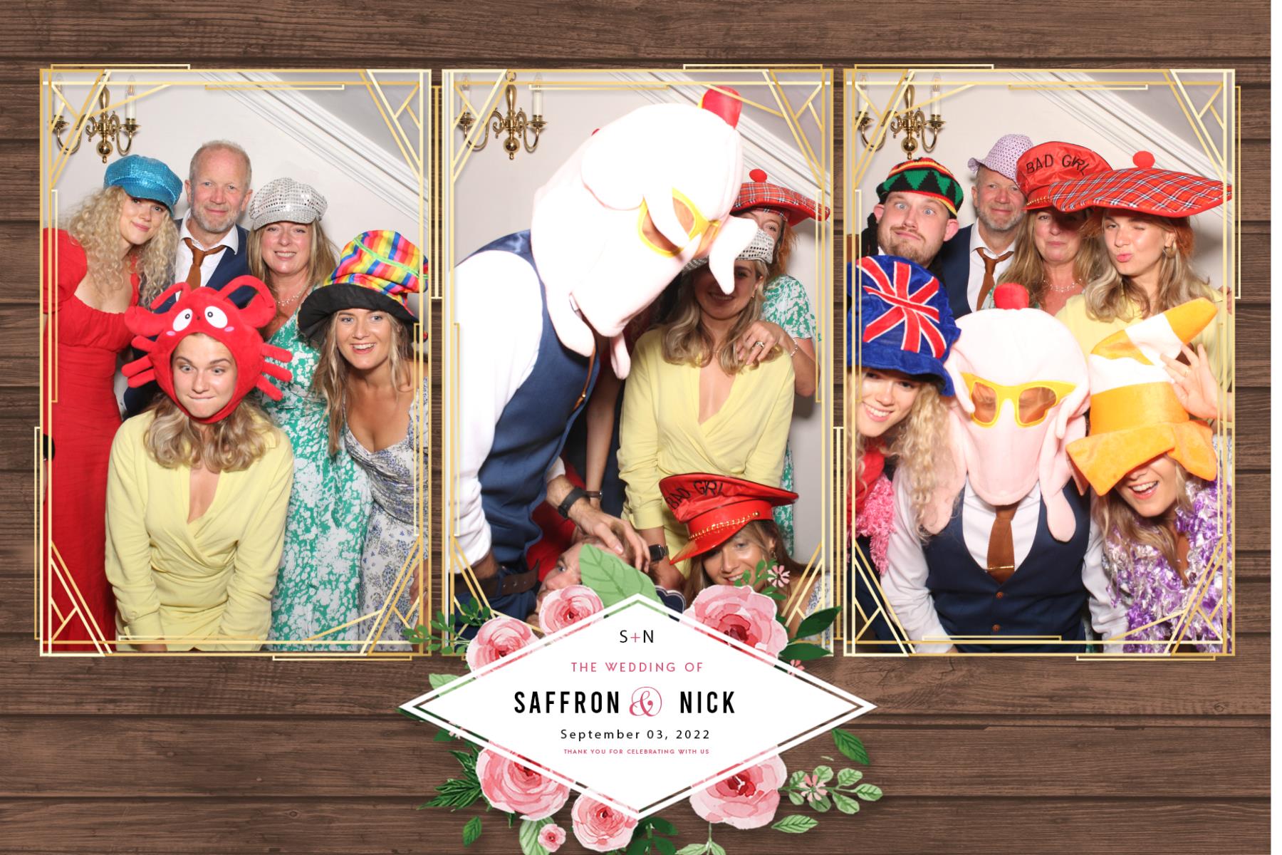 Saffron & Nick | View more photos from the event at gallery.blissbooth.co.uk/u/BlissBooth/Saffron-Nick