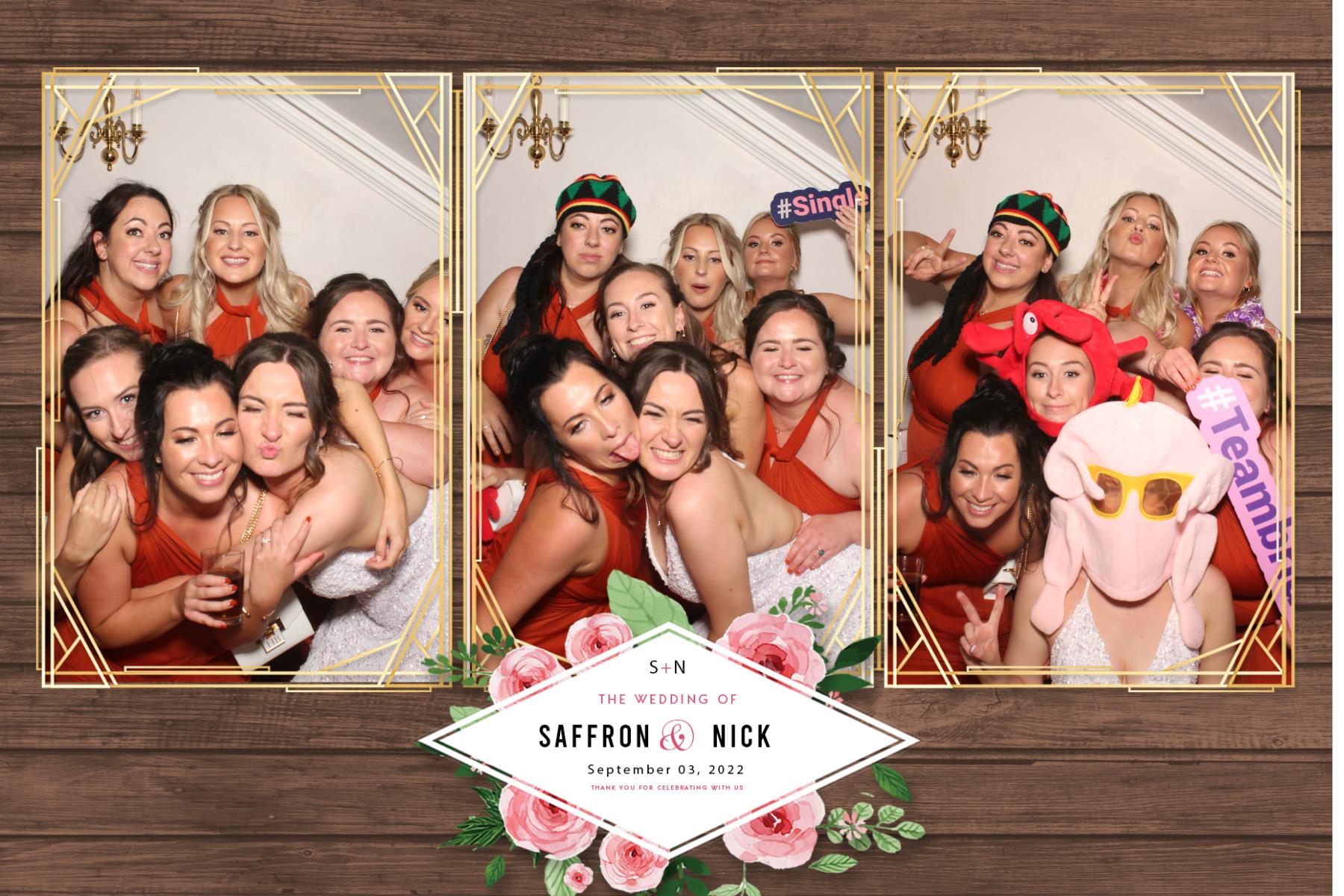 Saffron & Nick | View more photos from the event at gallery.blissbooth.co.uk/u/BlissBooth/Saffron-Nick