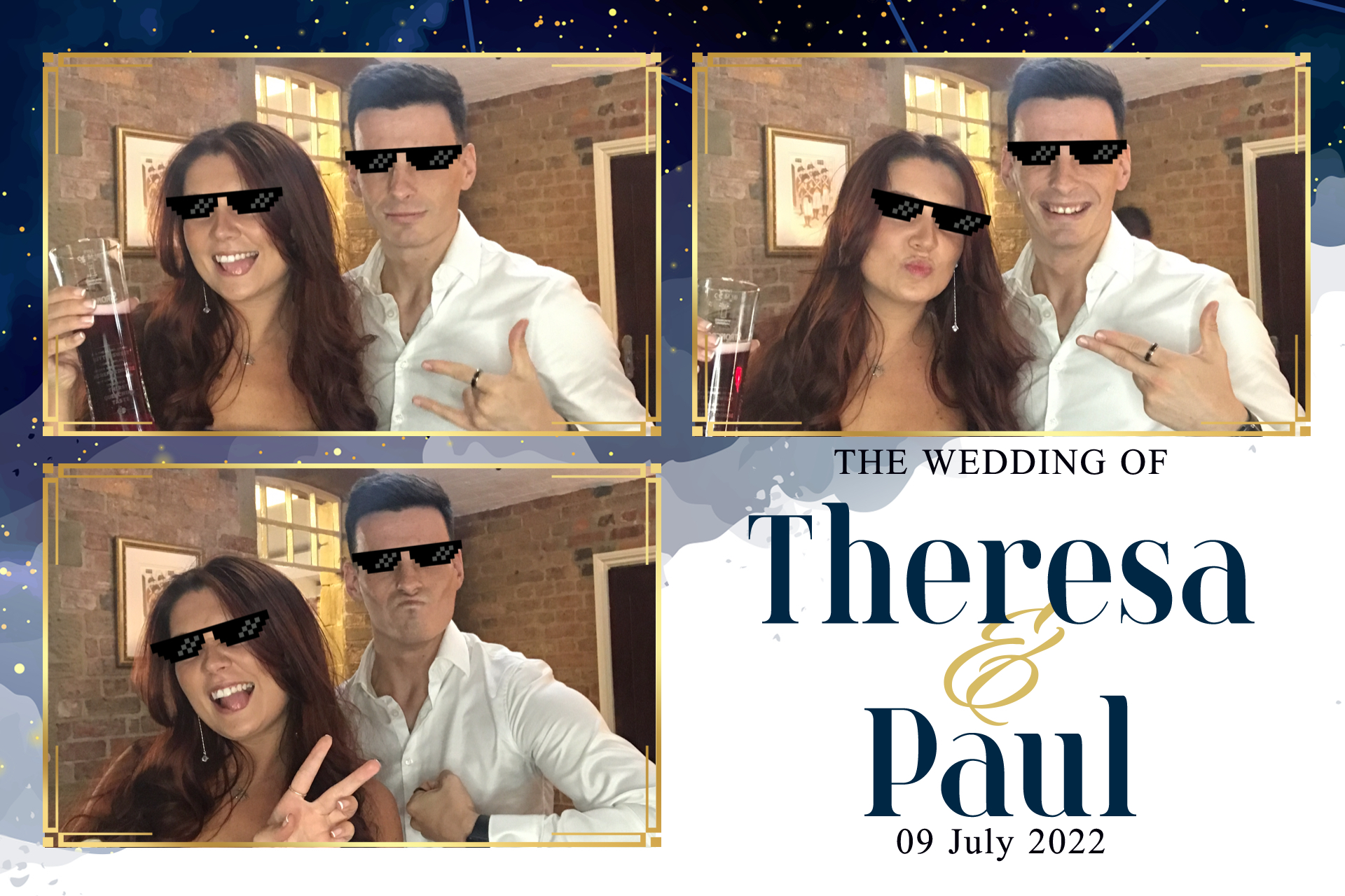 Theresa and Paul | View more photos from the event at gallery.blissbooth.co.uk/u/BlissBooth/Theresa-and-Paul