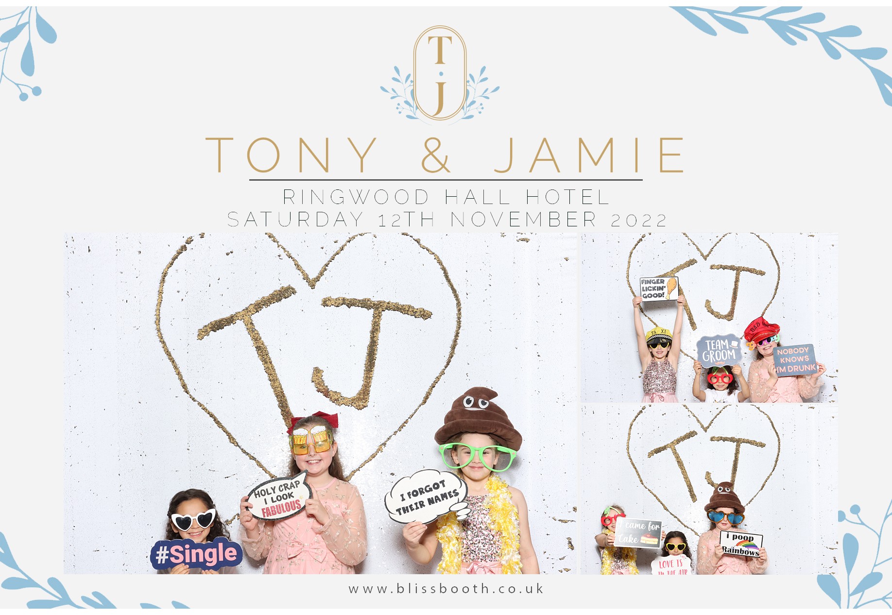 Tony & Jamie | View more photos from the event at gallery.blissbooth.co.uk/u/BlissBooth/Tony-Jamie