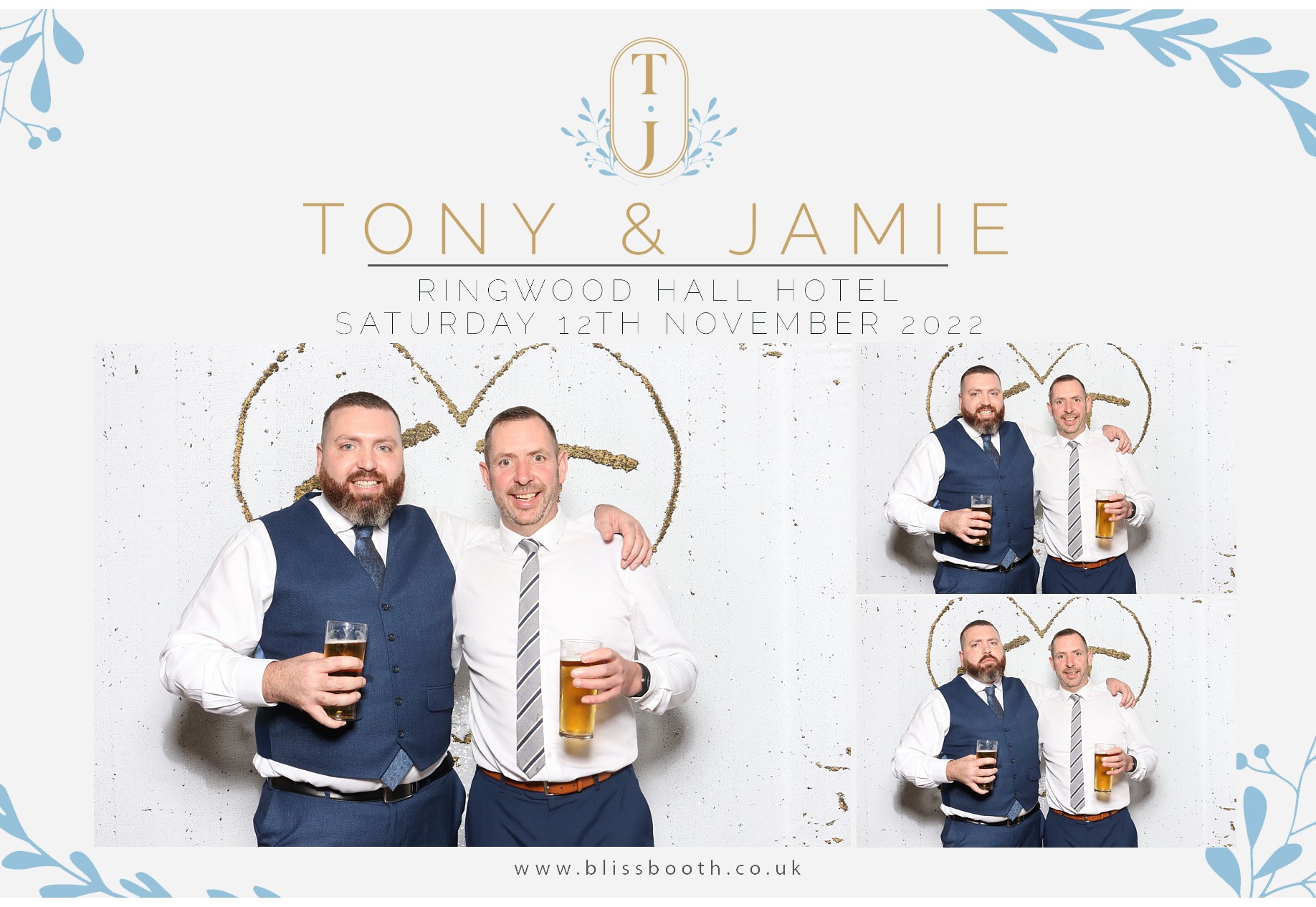 Tony & Jamie | View more photos from the event at gallery.blissbooth.co.uk/u/BlissBooth/Tony-Jamie