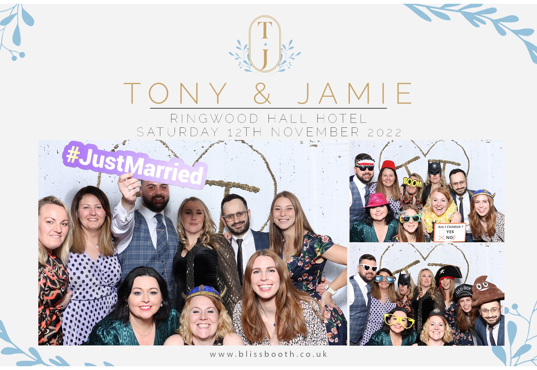 Tony & Jamie | View more photos from the event at gallery.blissbooth.co.uk/u/BlissBooth/Tony-Jamie