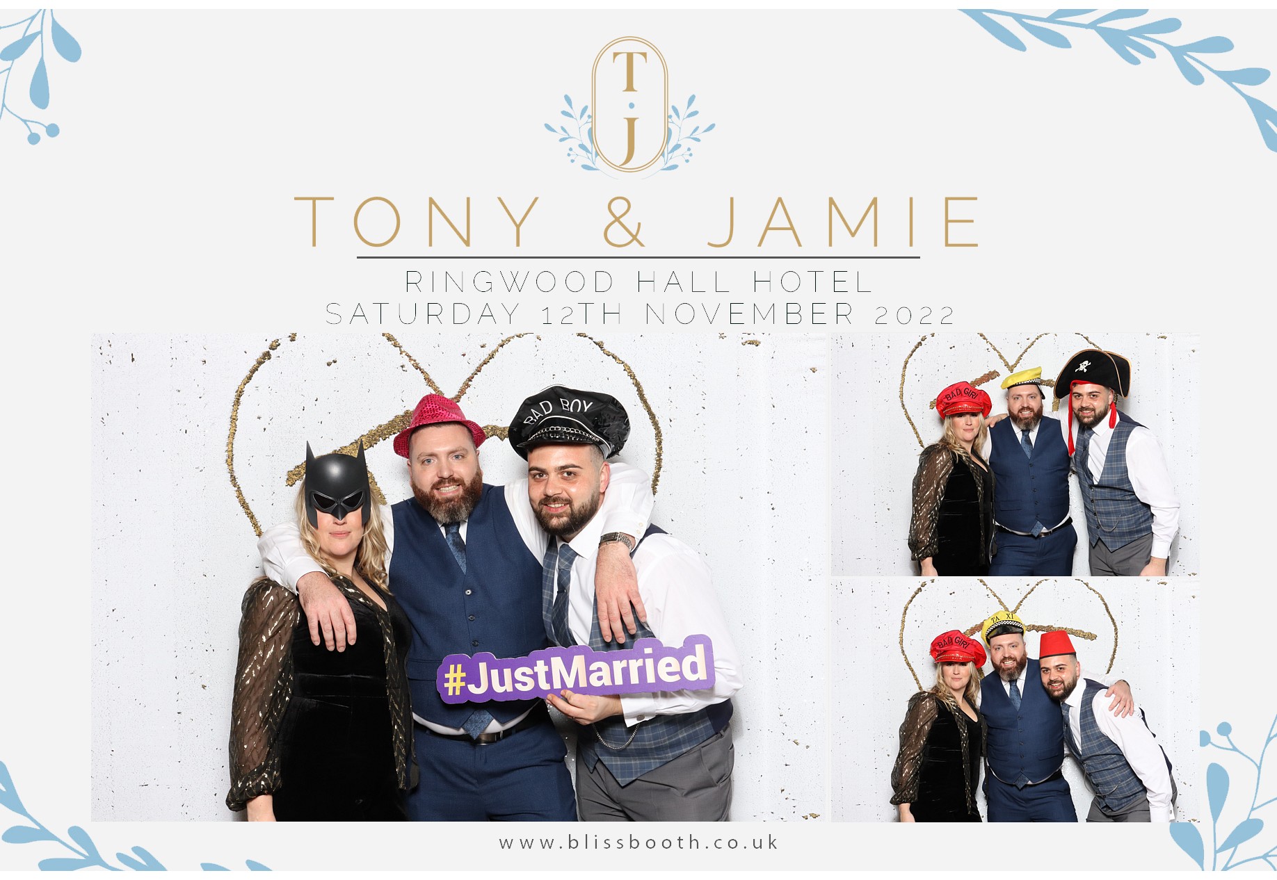 Tony & Jamie | View more photos from the event at gallery.blissbooth.co.uk/u/BlissBooth/Tony-Jamie