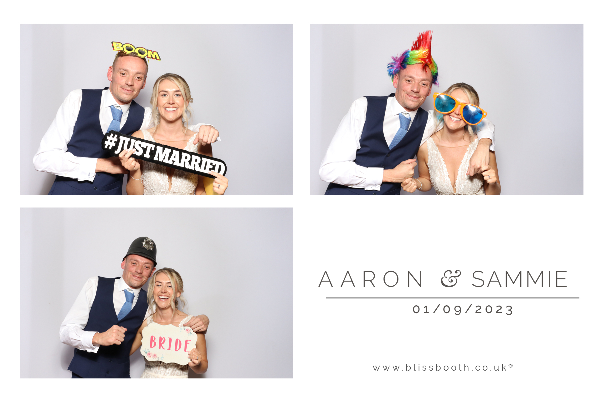 Aaron and Sammie | View more photos from the event at gallery.blissbooth.co.uk/u/BlissBooth/Aaron-and-Sammie