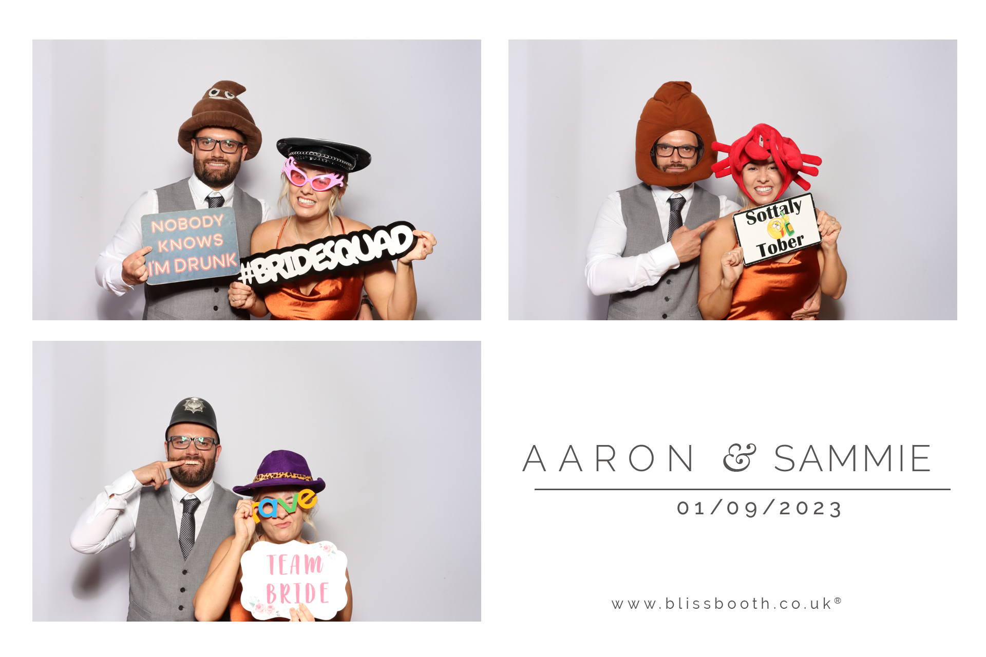 Aaron and Sammie | View more photos from the event at gallery.blissbooth.co.uk/u/BlissBooth/Aaron-and-Sammie