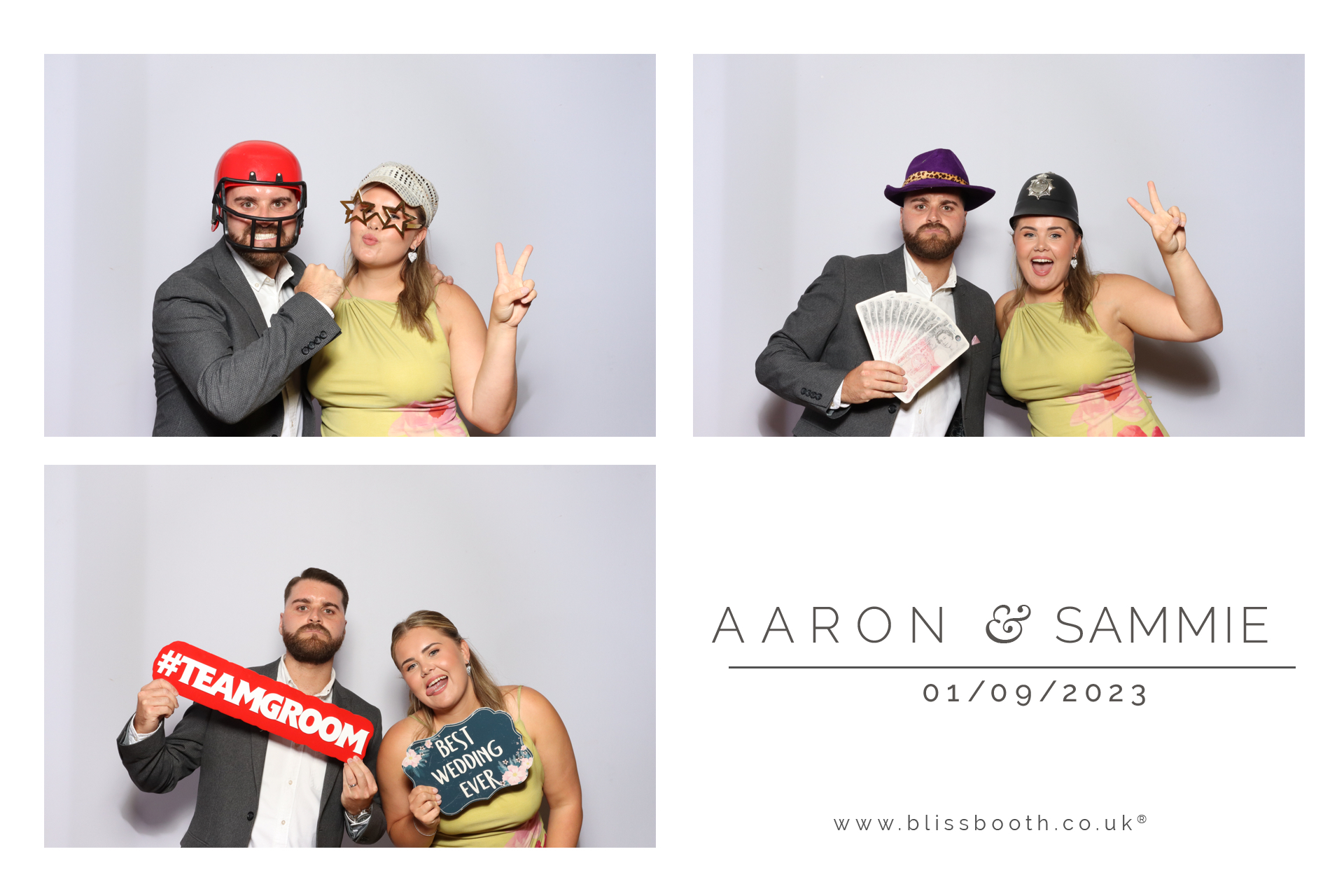 Aaron and Sammie | View more photos from the event at gallery.blissbooth.co.uk/u/BlissBooth/Aaron-and-Sammie
