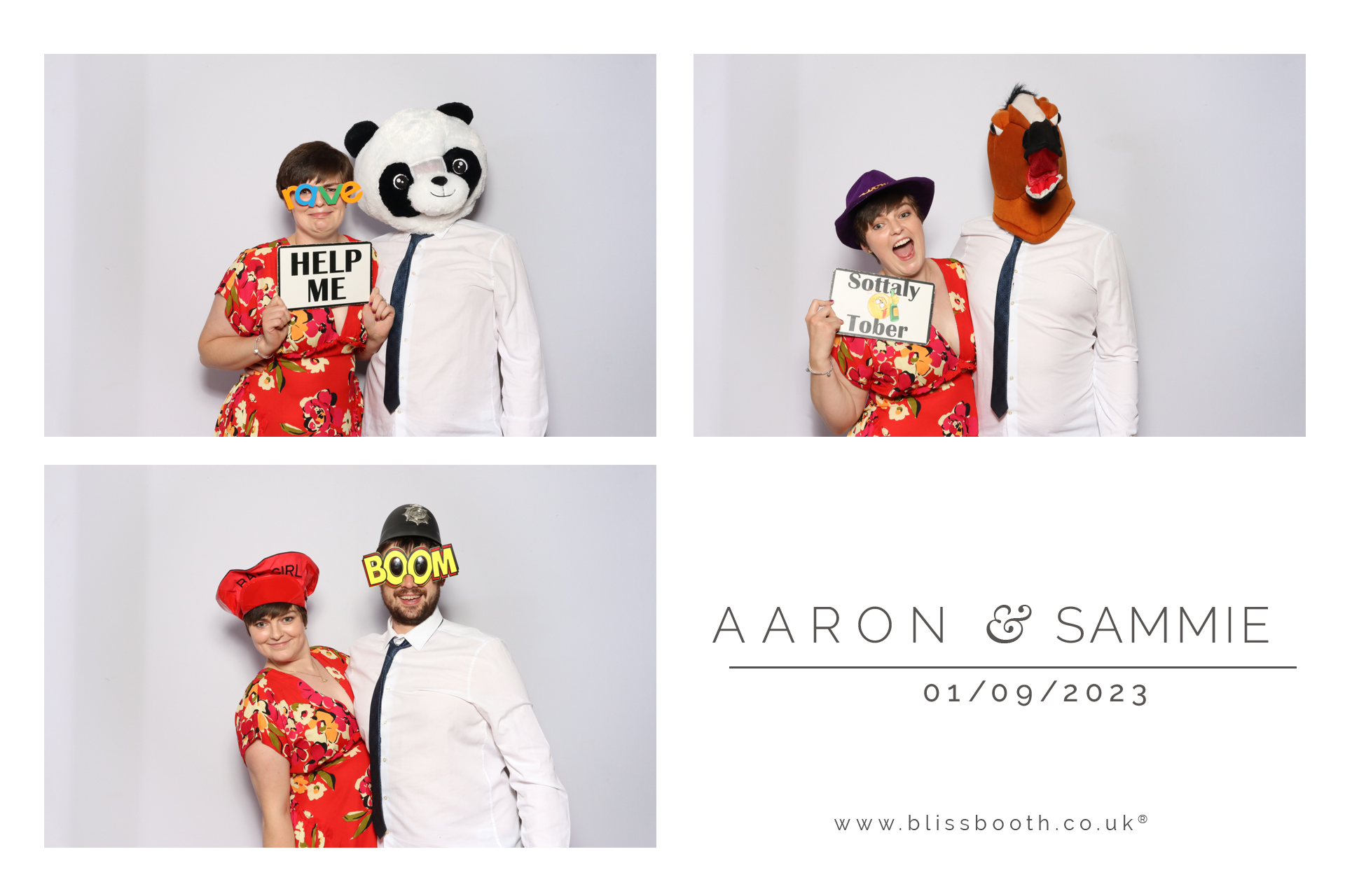Aaron and Sammie | View more photos from the event at gallery.blissbooth.co.uk/u/BlissBooth/Aaron-and-Sammie