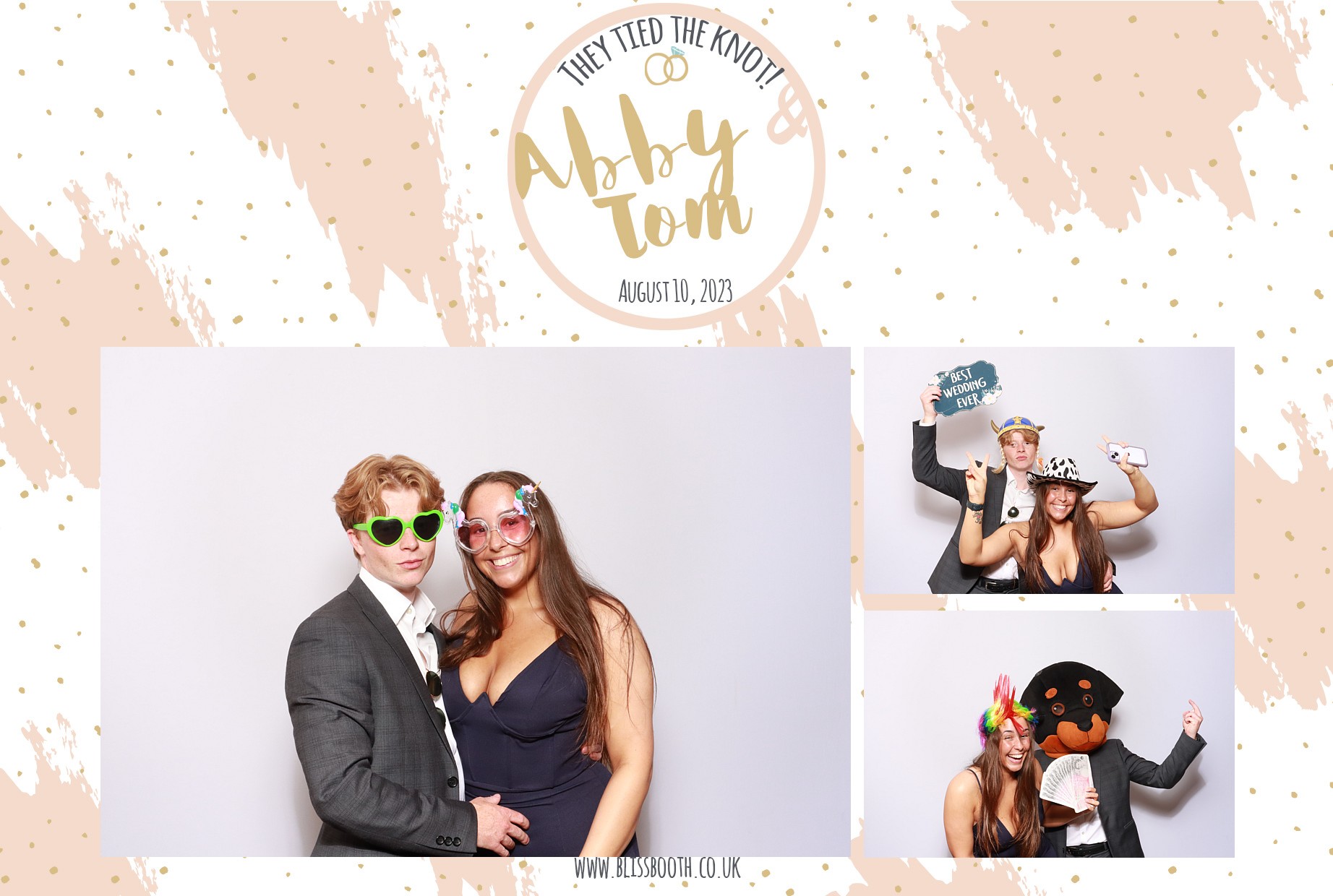 Abby and Tom | View more photos from the event at gallery.blissbooth.co.uk/u/BlissBooth/Abby-and-Tom