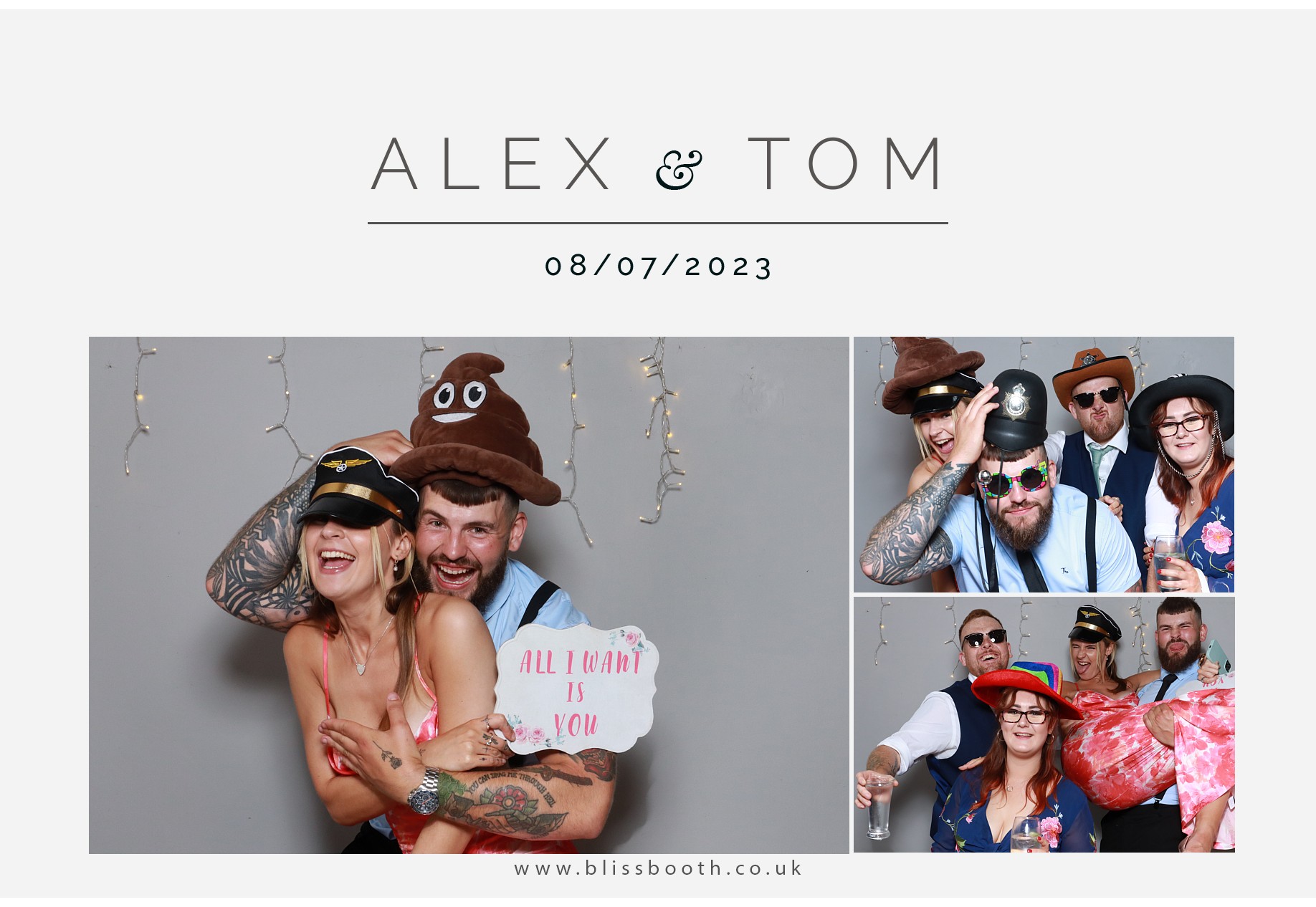 Alex and Tom | View more photos from the event at gallery.blissbooth.co.uk/u/BlissBooth/Alex-and-Tom