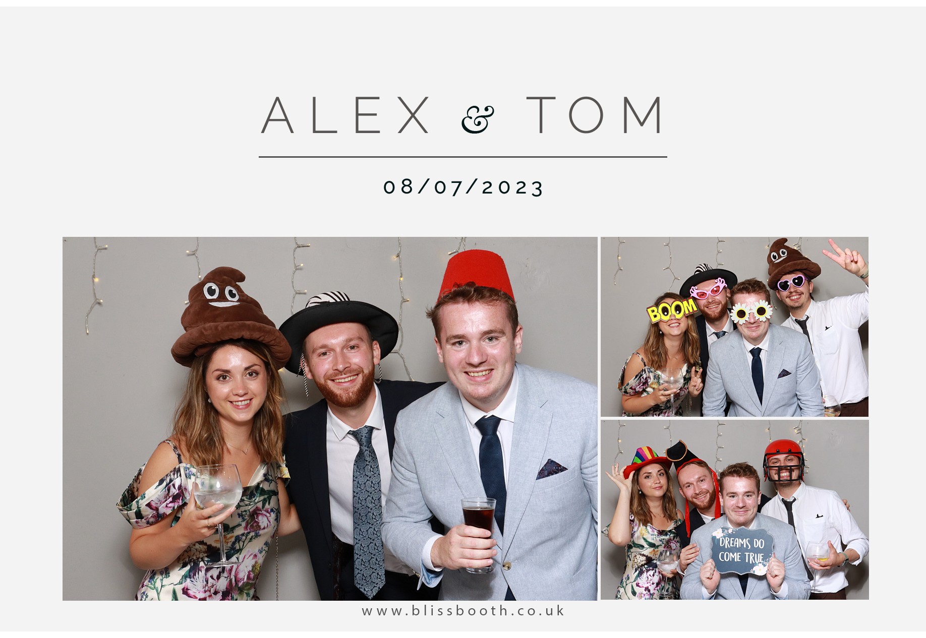 Alex and Tom | View more photos from the event at gallery.blissbooth.co.uk/u/BlissBooth/Alex-and-Tom
