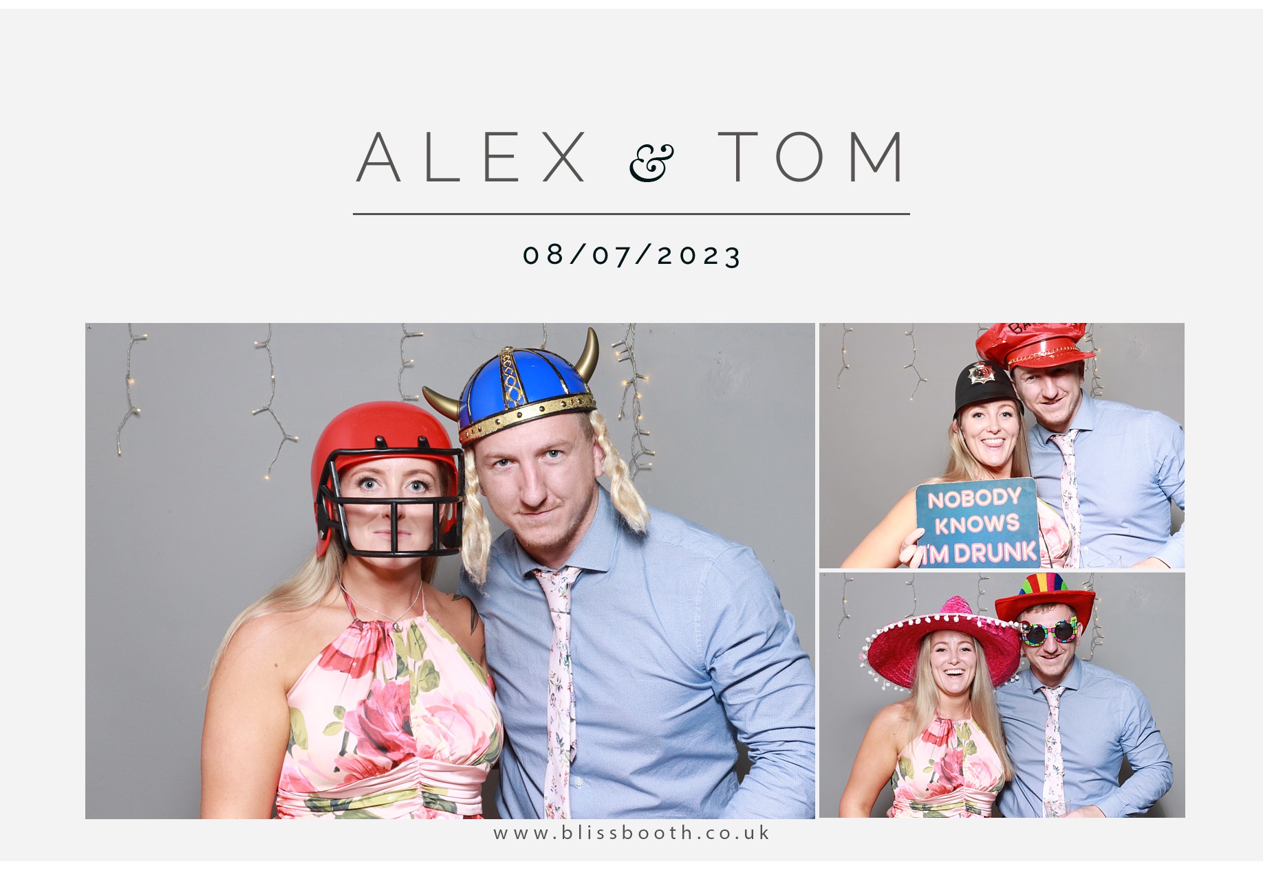 Alex and Tom | View more photos from the event at gallery.blissbooth.co.uk/u/BlissBooth/Alex-and-Tom