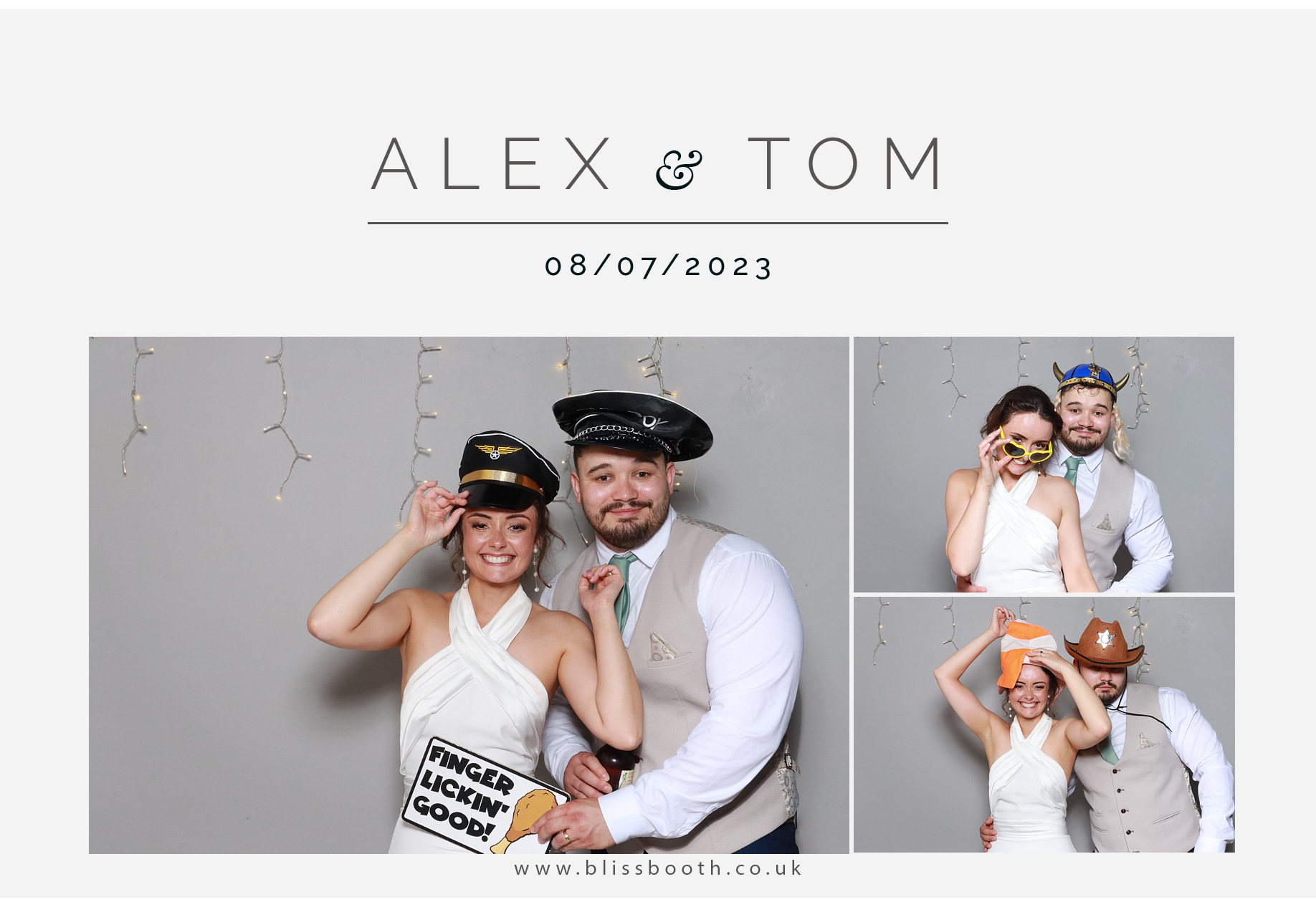 Alex and Tom | View more photos from the event at gallery.blissbooth.co.uk/u/BlissBooth/Alex-and-Tom