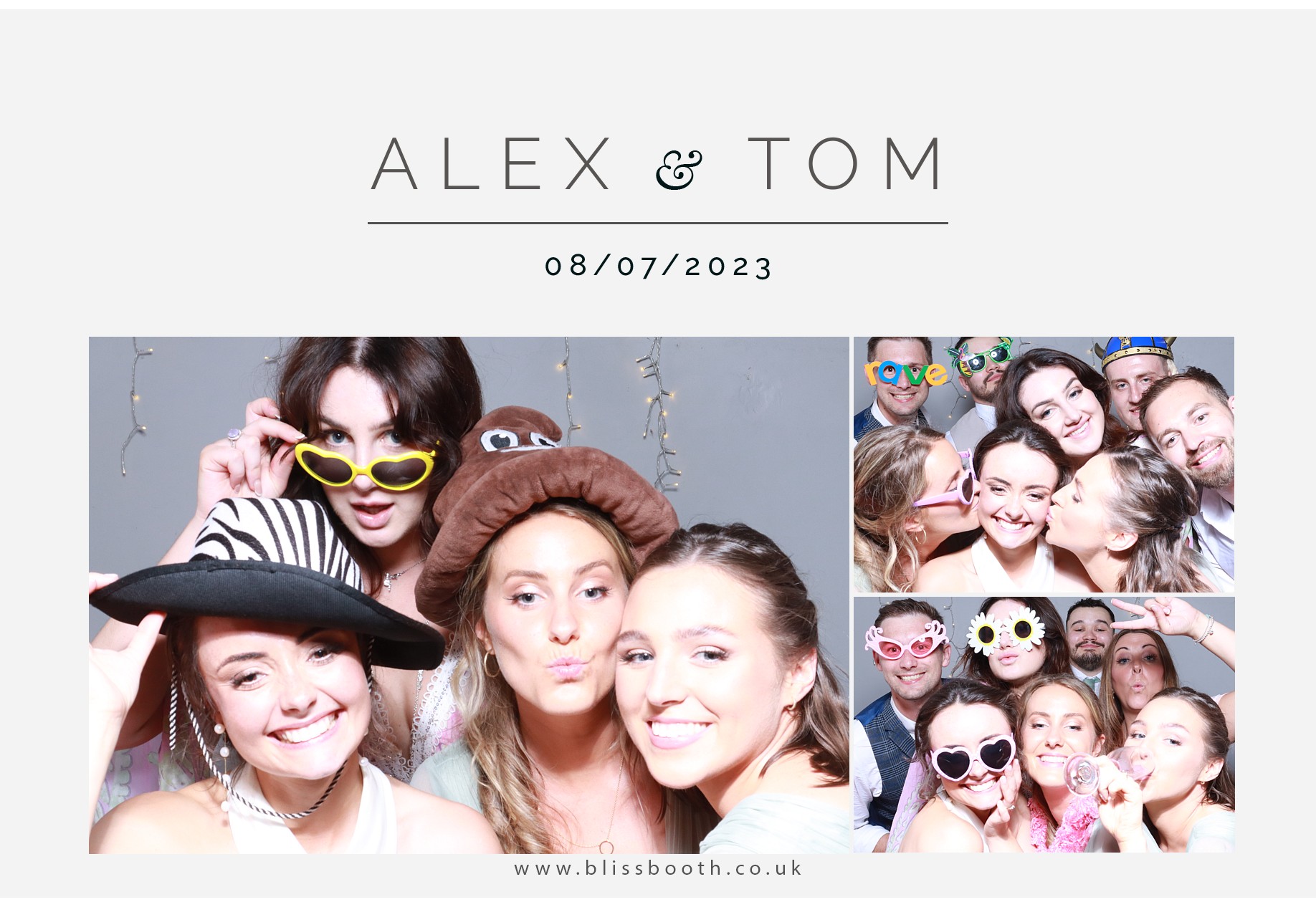 Alex and Tom | View more photos from the event at gallery.blissbooth.co.uk/u/BlissBooth/Alex-and-Tom