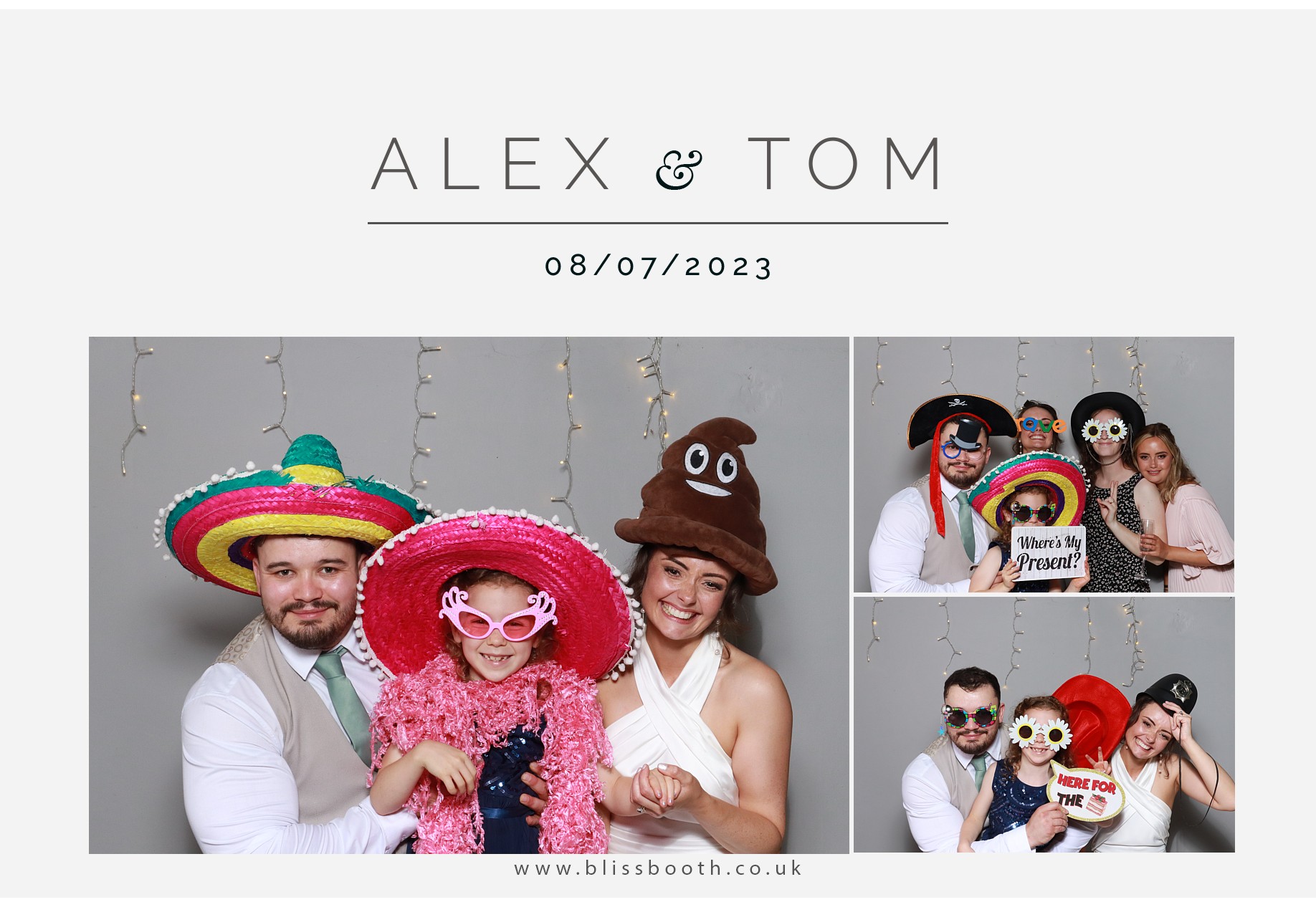Alex and Tom | View more photos from the event at gallery.blissbooth.co.uk/u/BlissBooth/Alex-and-Tom