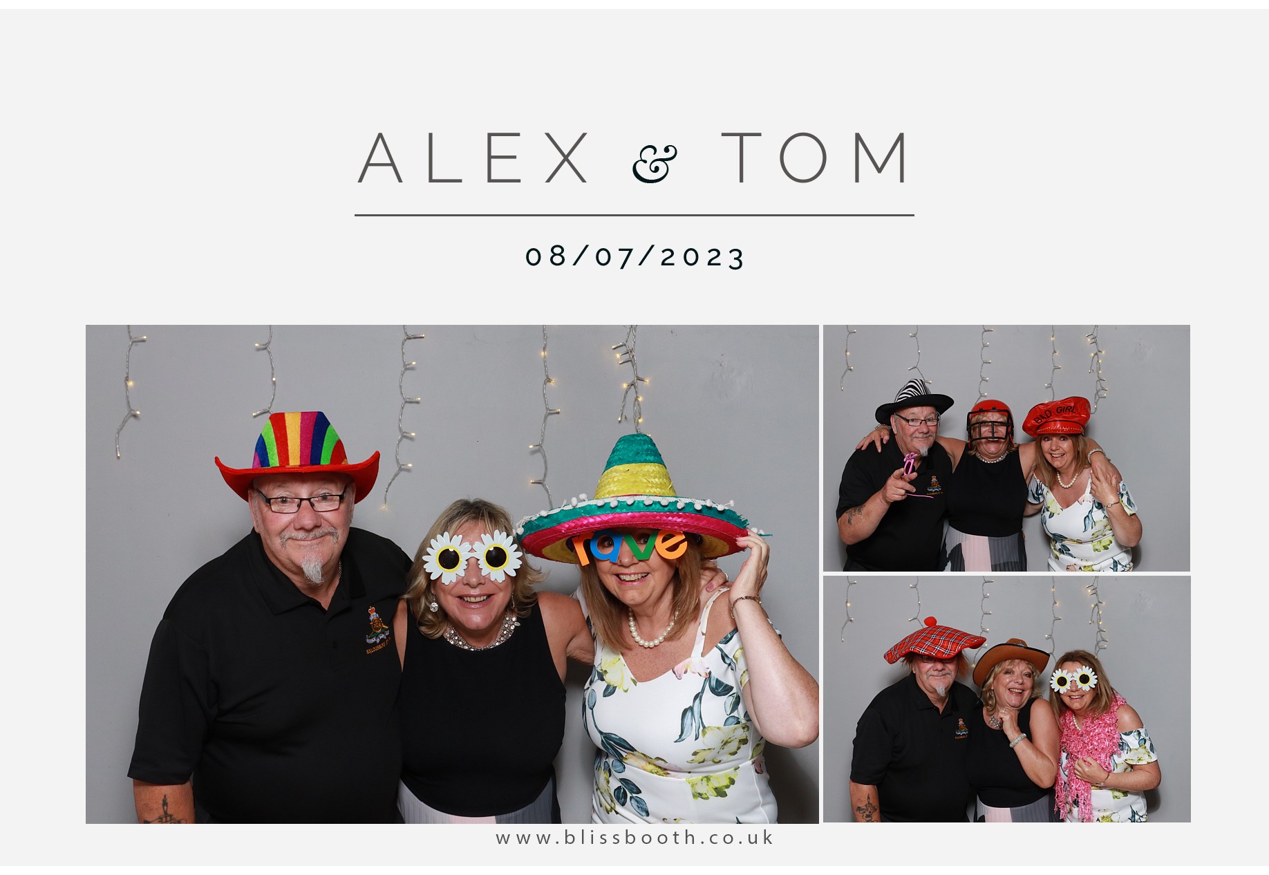 Alex and Tom | View more photos from the event at gallery.blissbooth.co.uk/u/BlissBooth/Alex-and-Tom