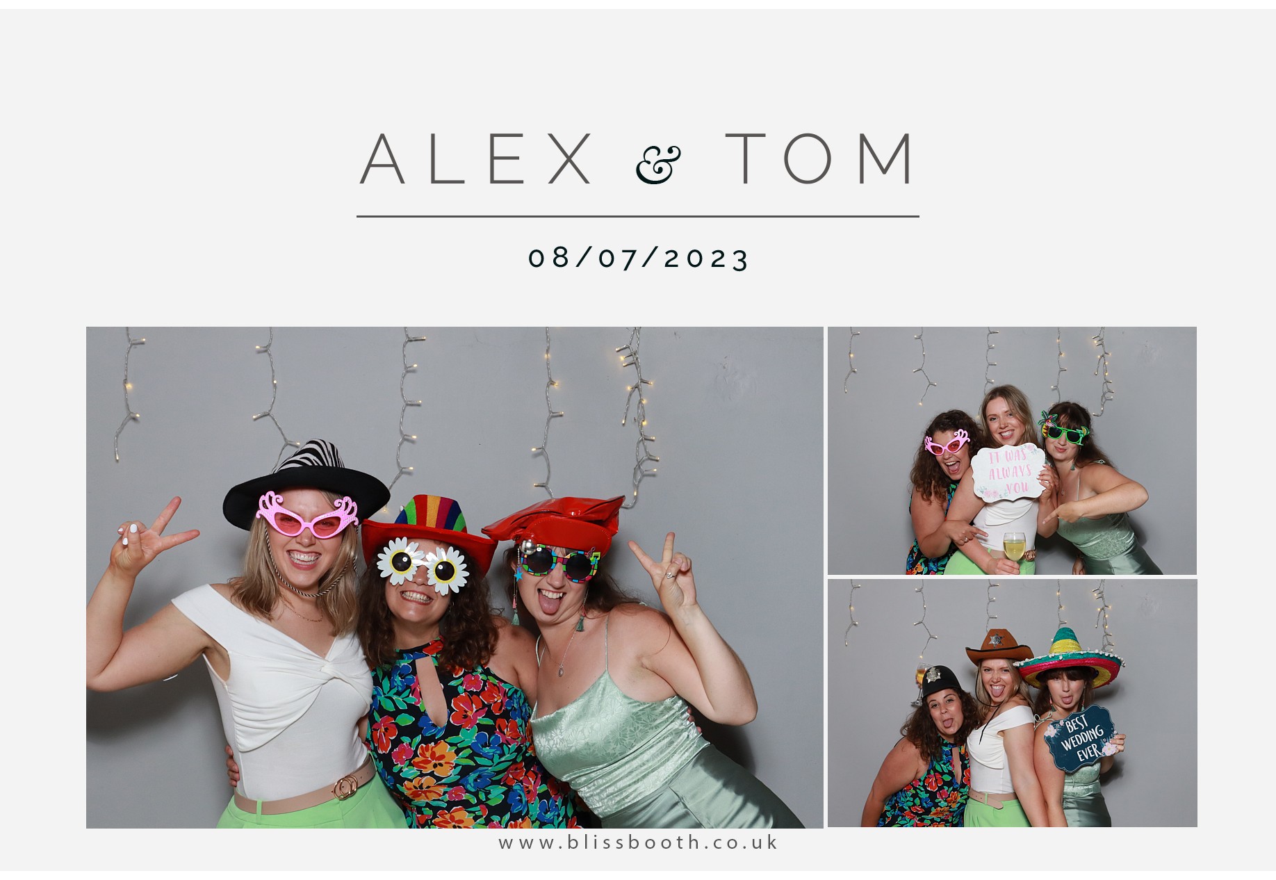 Alex and Tom | View more photos from the event at gallery.blissbooth.co.uk/u/BlissBooth/Alex-and-Tom
