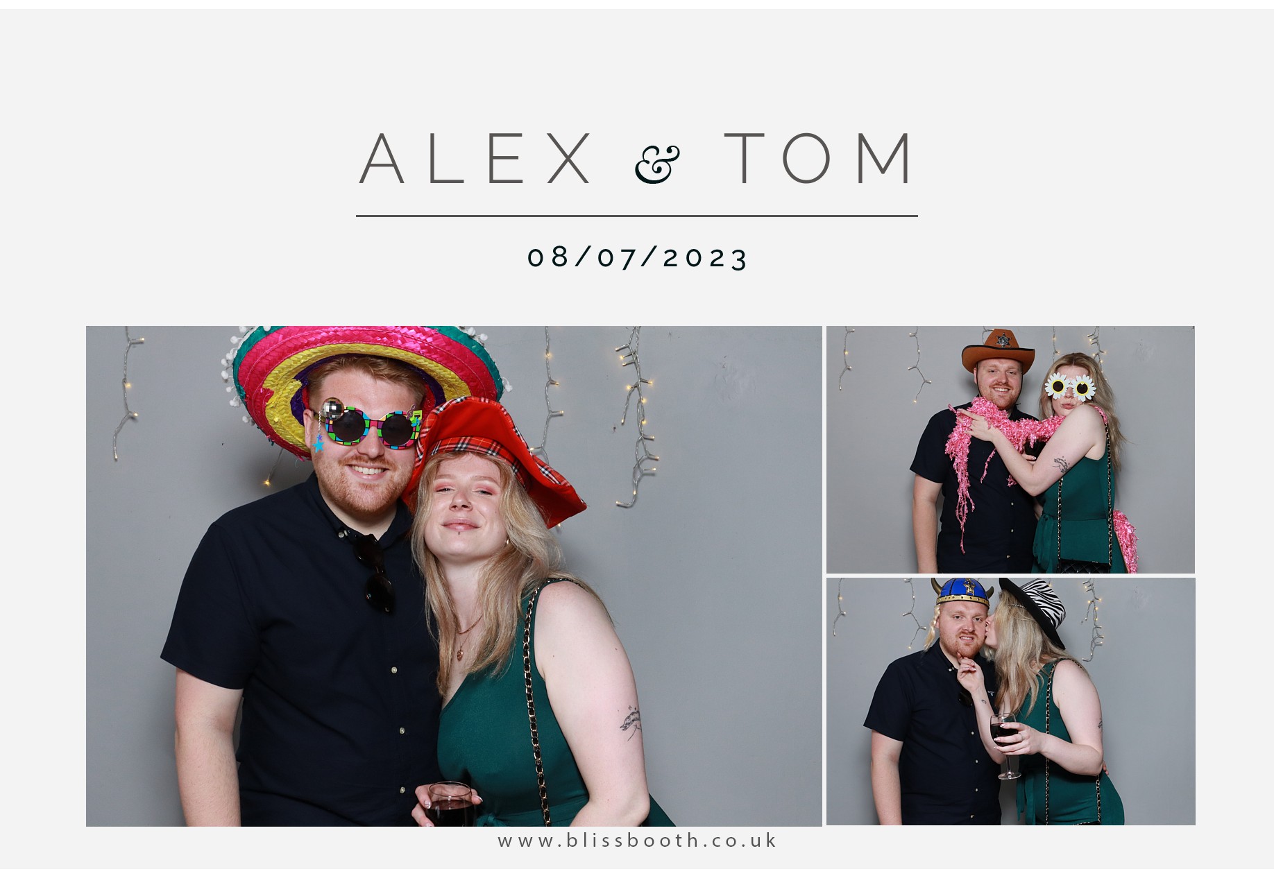 Alex and Tom | View more photos from the event at gallery.blissbooth.co.uk/u/BlissBooth/Alex-and-Tom