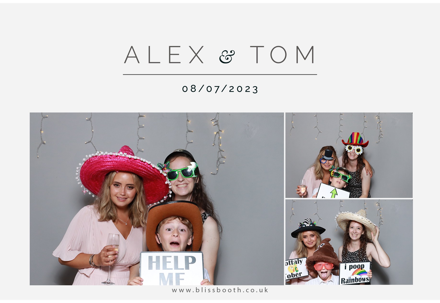 Alex and Tom | View more photos from the event at gallery.blissbooth.co.uk/u/BlissBooth/Alex-and-Tom