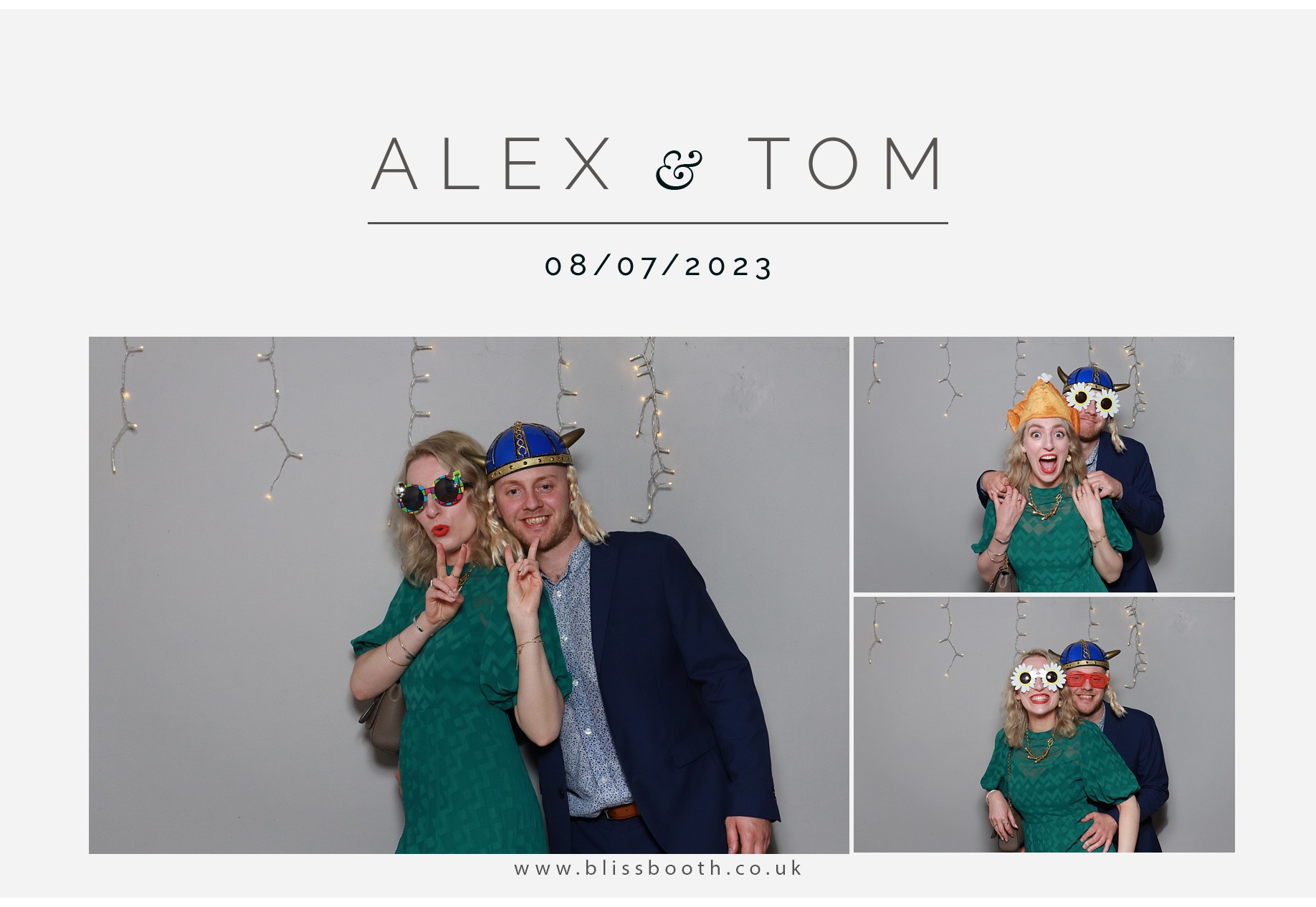 Alex and Tom | View more photos from the event at gallery.blissbooth.co.uk/u/BlissBooth/Alex-and-Tom