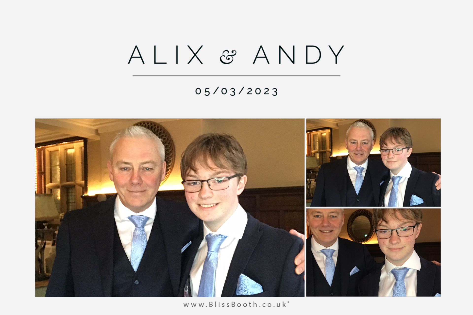 Alix and Andy | View more photos from the event at gallery.blissbooth.co.uk/u/BlissBooth/Alix-and-Andy