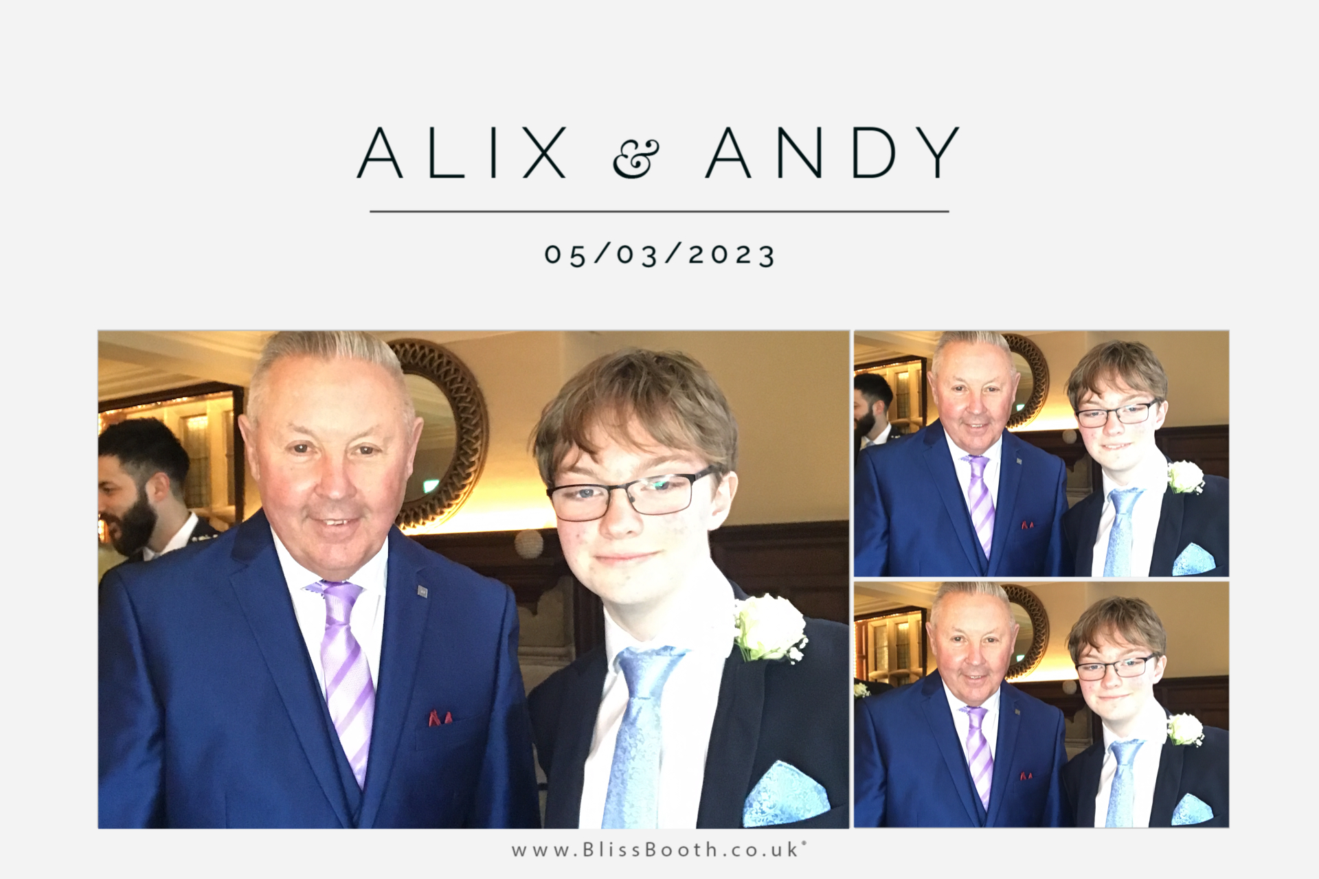 Alix and Andy | View more photos from the event at gallery.blissbooth.co.uk/u/BlissBooth/Alix-and-Andy