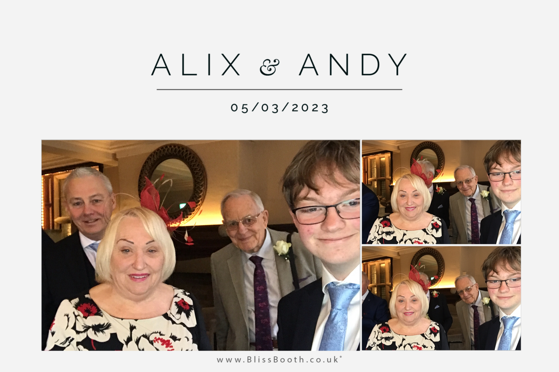 Alix and Andy | View more photos from the event at gallery.blissbooth.co.uk/u/BlissBooth/Alix-and-Andy