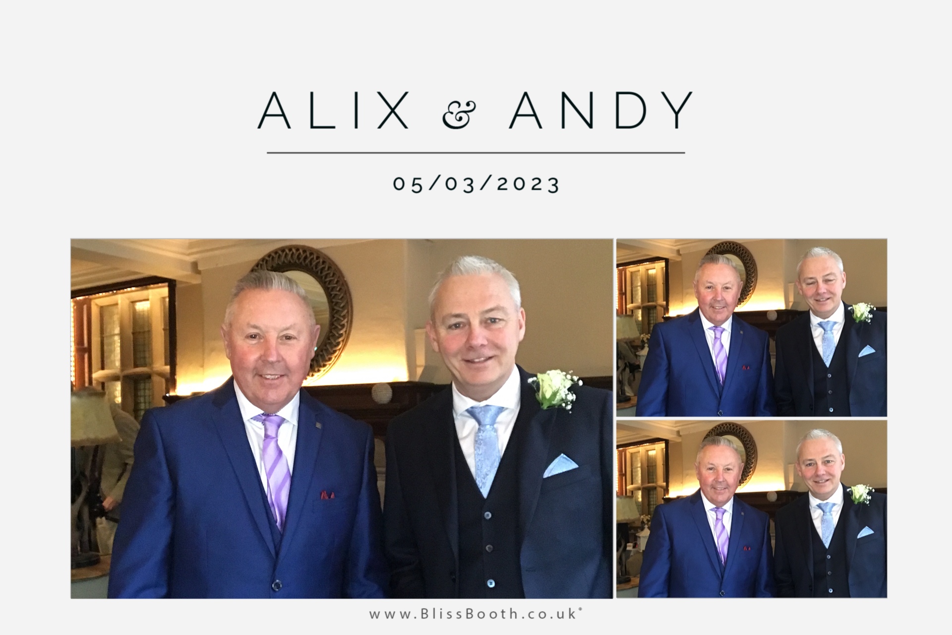 Alix and Andy | View more photos from the event at gallery.blissbooth.co.uk/u/BlissBooth/Alix-and-Andy