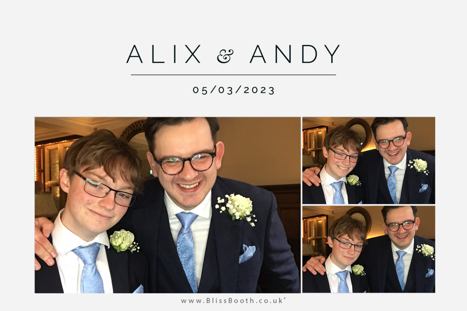 Alix and Andy | View more photos from the event at gallery.blissbooth.co.uk/u/BlissBooth/Alix-and-Andy