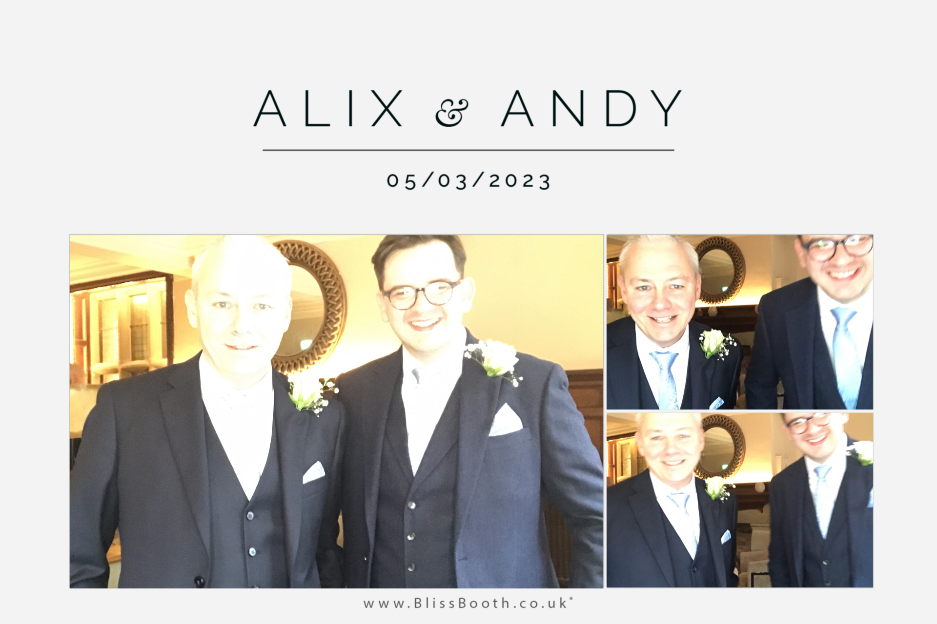 Alix and Andy | View more photos from the event at gallery.blissbooth.co.uk/u/BlissBooth/Alix-and-Andy