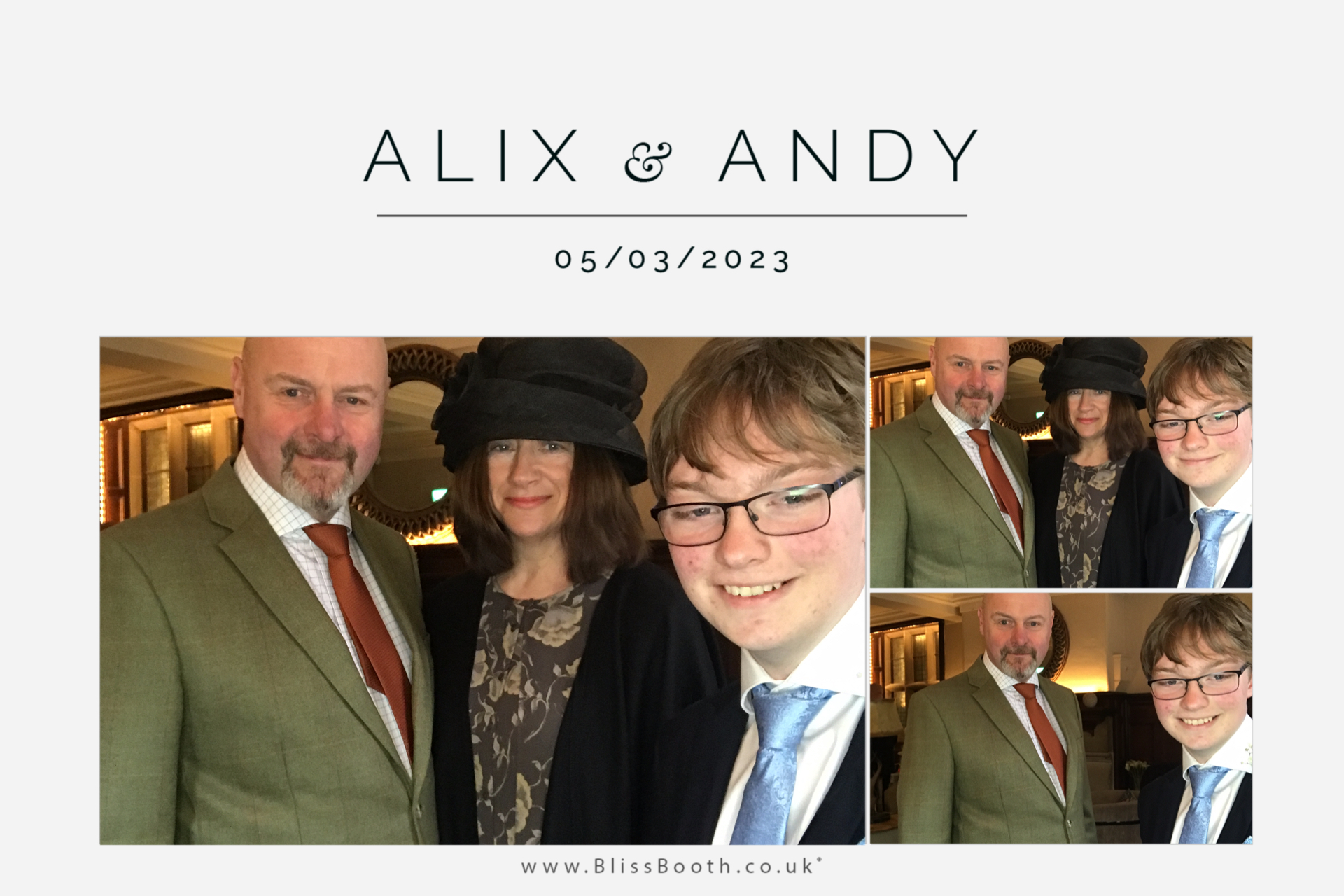 Alix and Andy | View more photos from the event at gallery.blissbooth.co.uk/u/BlissBooth/Alix-and-Andy