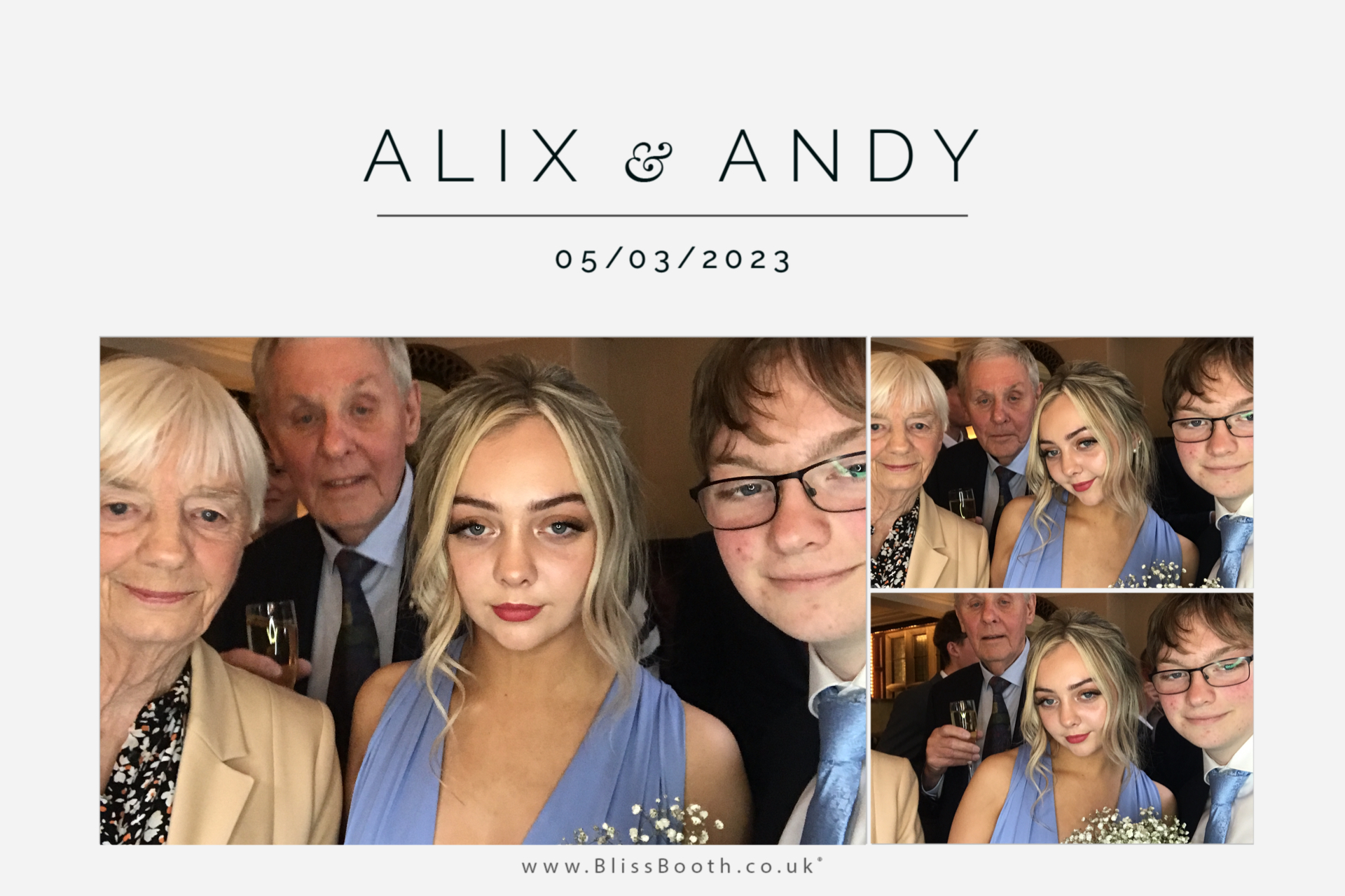 Alix and Andy | View more photos from the event at gallery.blissbooth.co.uk/u/BlissBooth/Alix-and-Andy