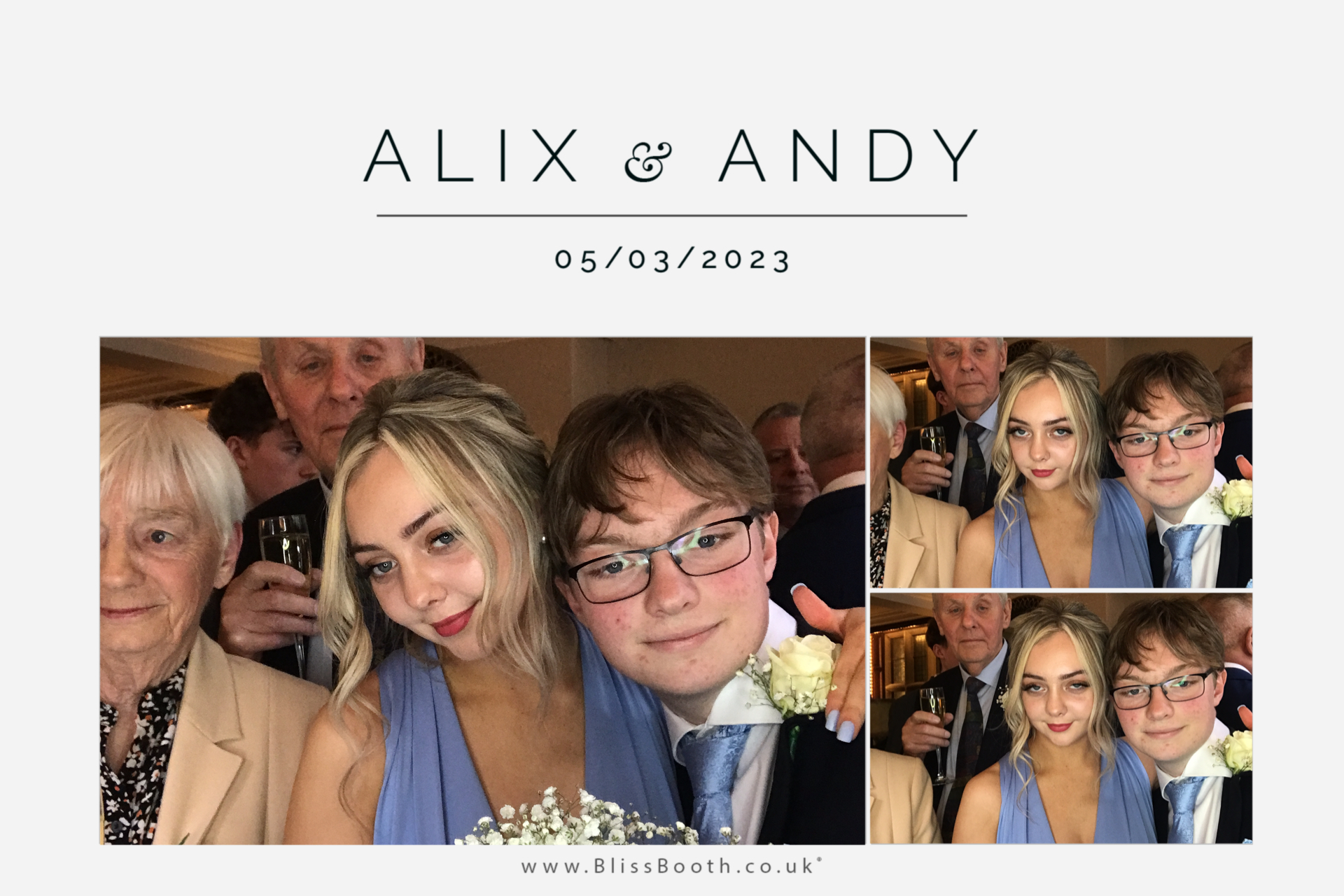 Alix and Andy | View more photos from the event at gallery.blissbooth.co.uk/u/BlissBooth/Alix-and-Andy