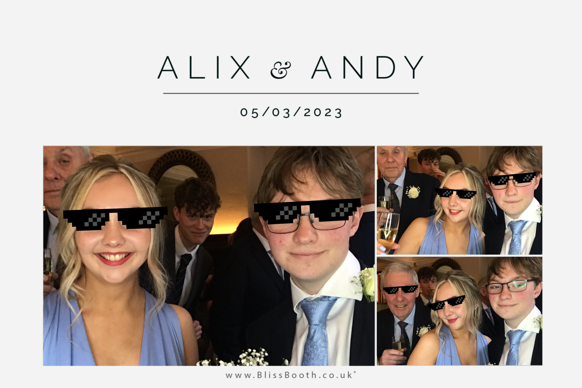 Alix and Andy | View more photos from the event at gallery.blissbooth.co.uk/u/BlissBooth/Alix-and-Andy