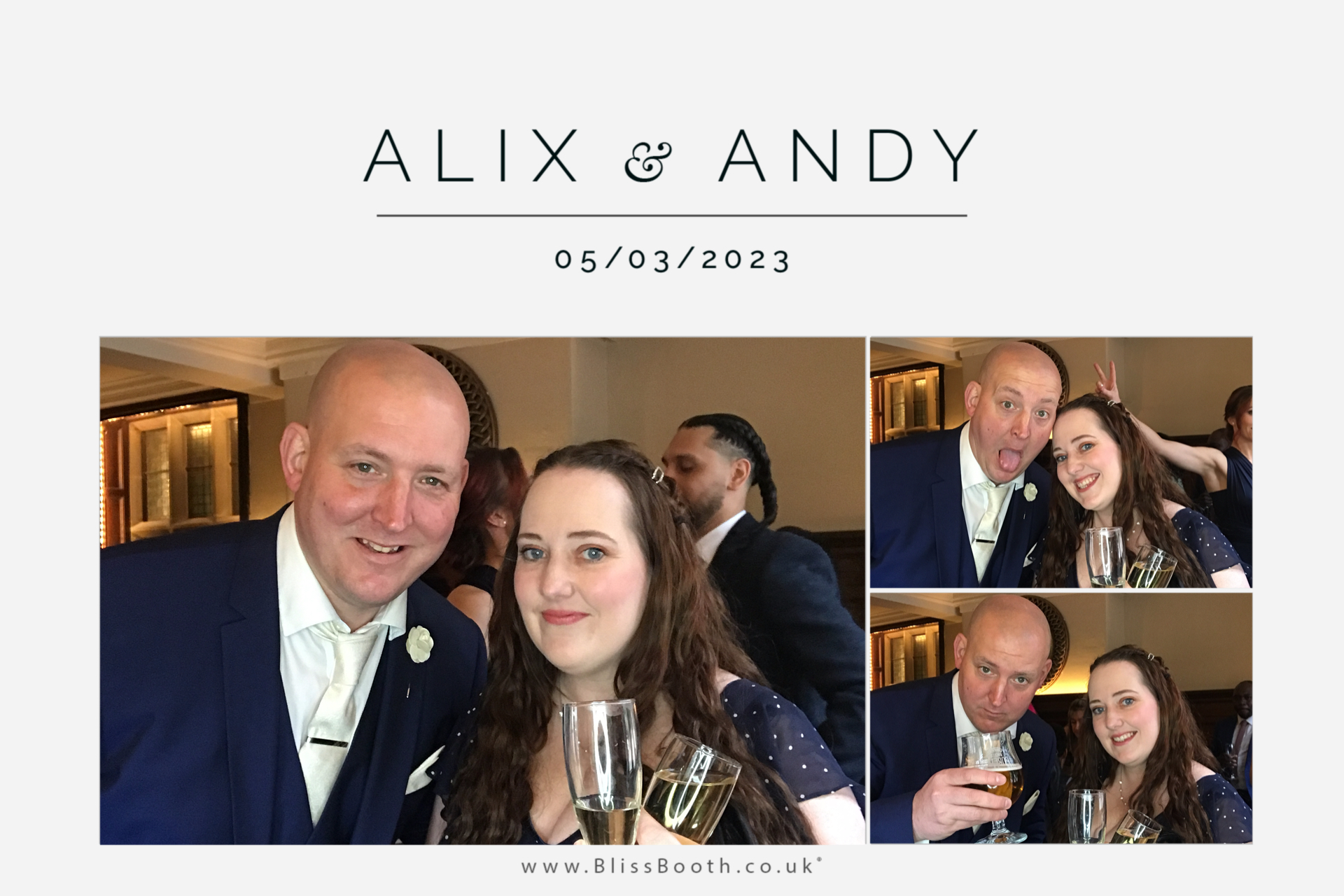Alix and Andy | View more photos from the event at gallery.blissbooth.co.uk/u/BlissBooth/Alix-and-Andy
