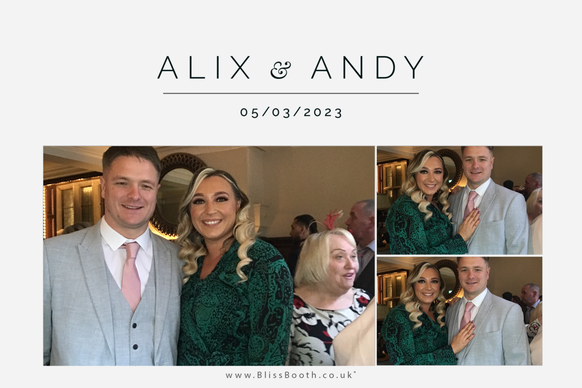 Alix and Andy | View more photos from the event at gallery.blissbooth.co.uk/u/BlissBooth/Alix-and-Andy