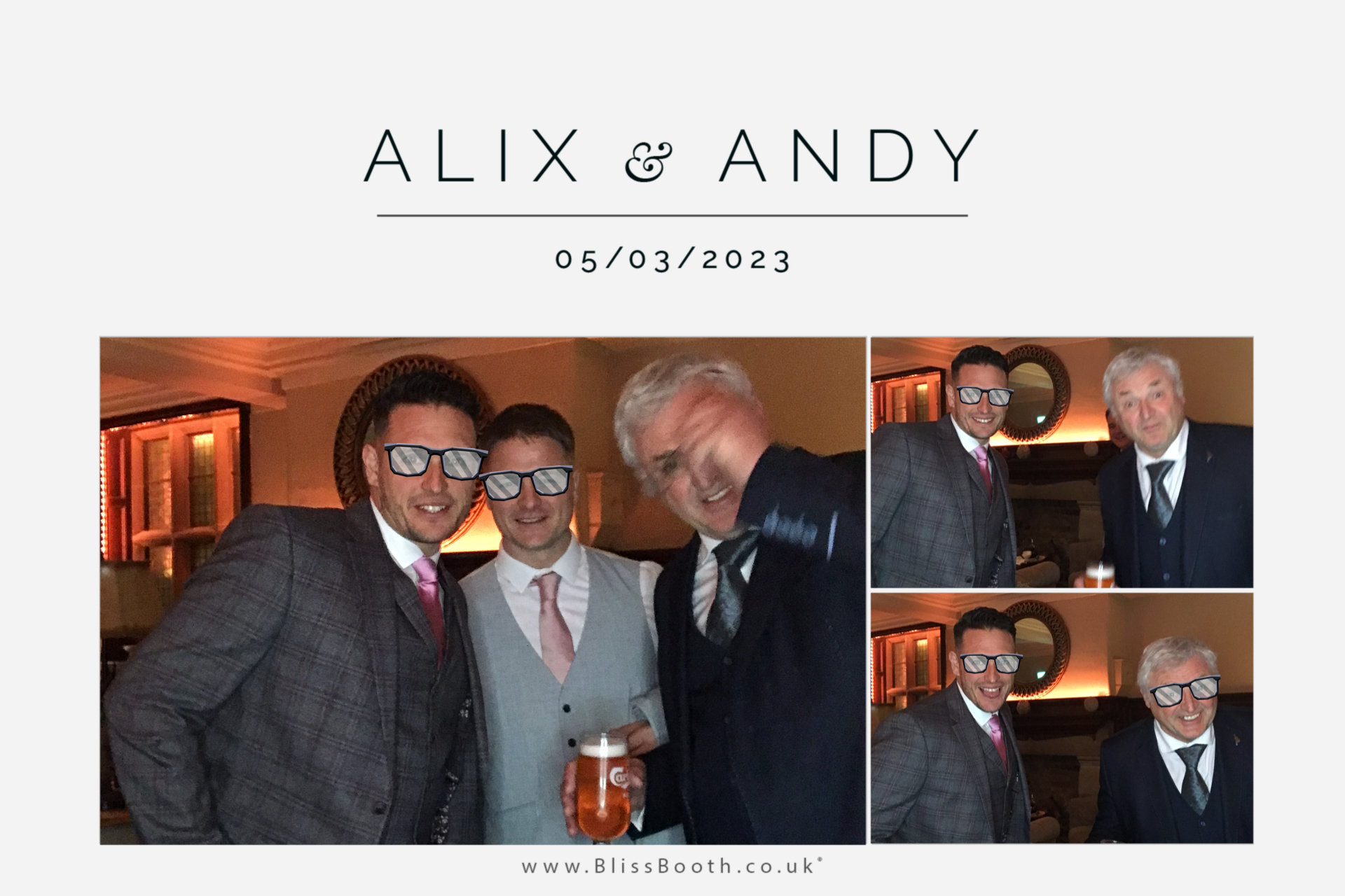Alix and Andy | View more photos from the event at gallery.blissbooth.co.uk/u/BlissBooth/Alix-and-Andy
