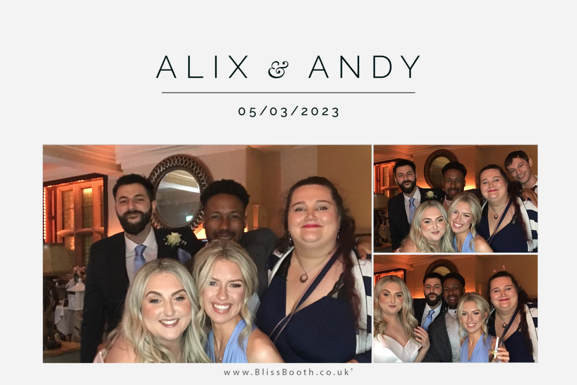 Alix and Andy | View more photos from the event at gallery.blissbooth.co.uk/u/BlissBooth/Alix-and-Andy