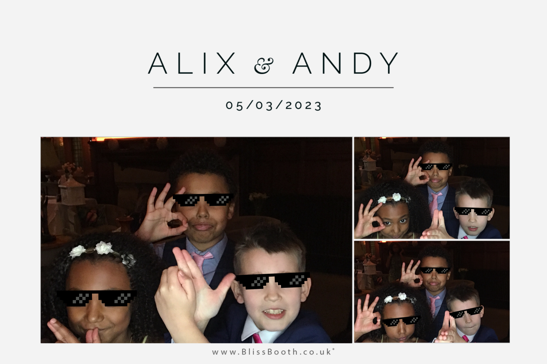 Alix and Andy | View more photos from the event at gallery.blissbooth.co.uk/u/BlissBooth/Alix-and-Andy