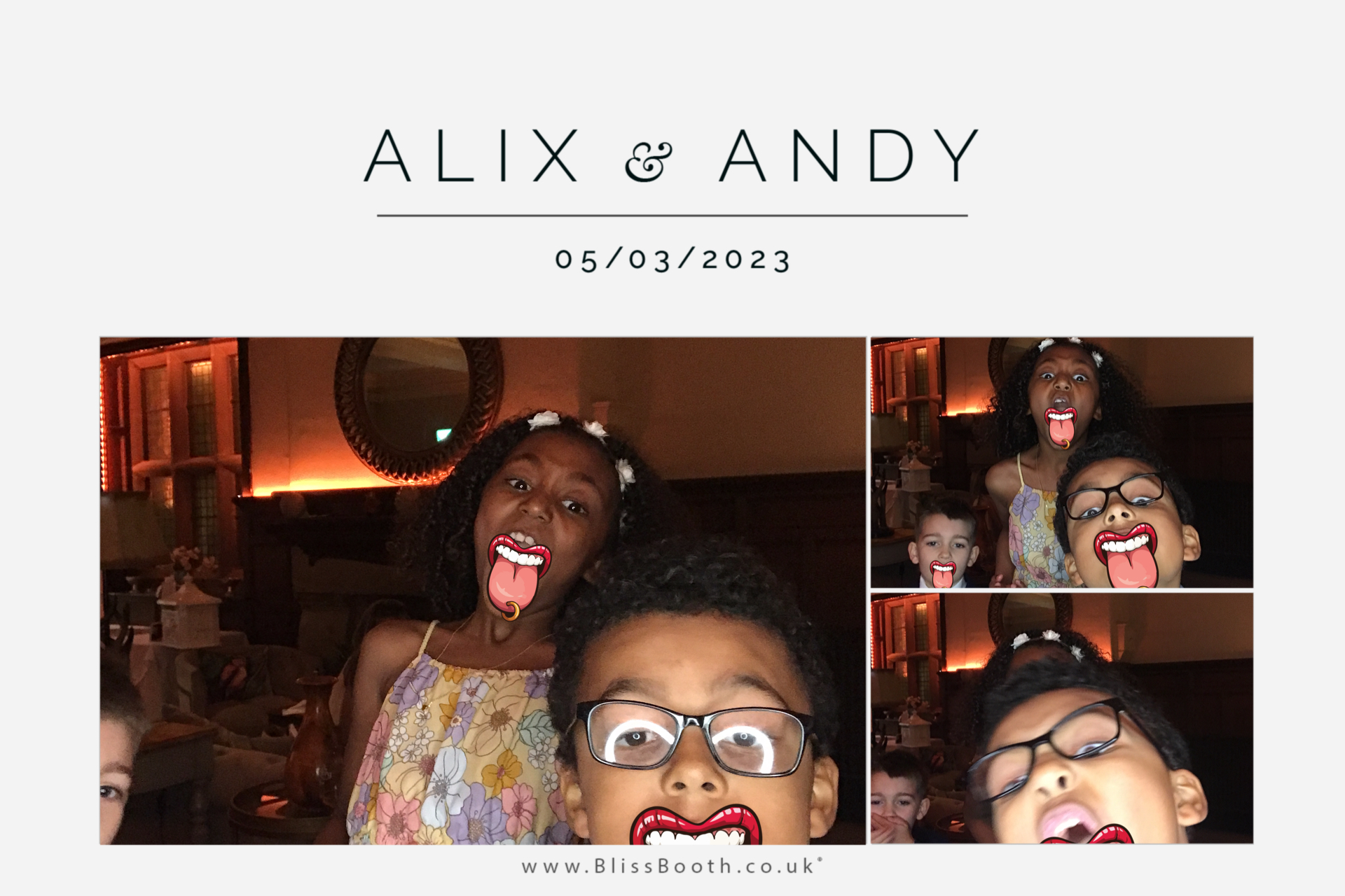 Alix and Andy | View more photos from the event at gallery.blissbooth.co.uk/u/BlissBooth/Alix-and-Andy