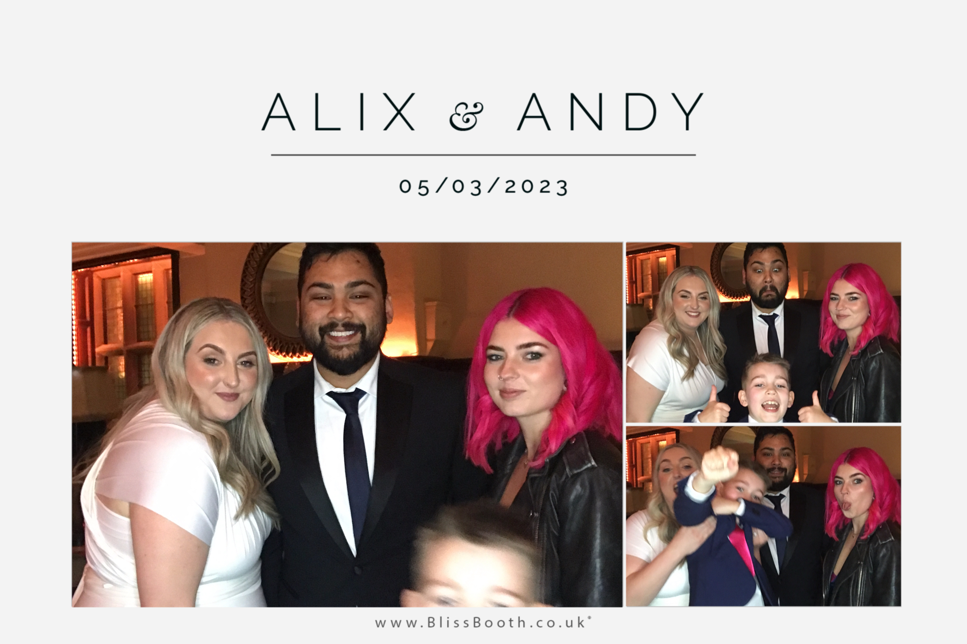 Alix and Andy | View more photos from the event at gallery.blissbooth.co.uk/u/BlissBooth/Alix-and-Andy