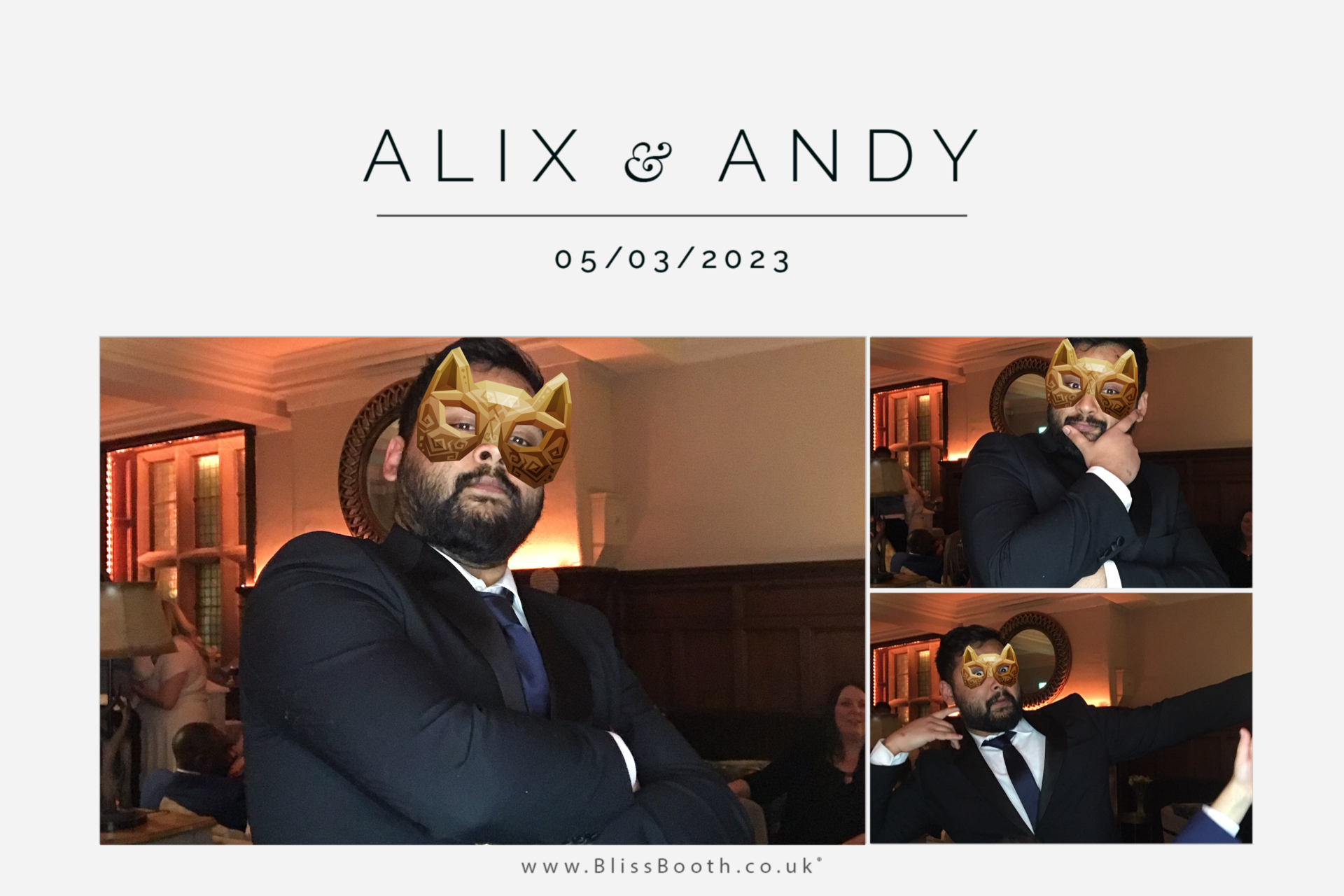 Alix and Andy | View more photos from the event at gallery.blissbooth.co.uk/u/BlissBooth/Alix-and-Andy