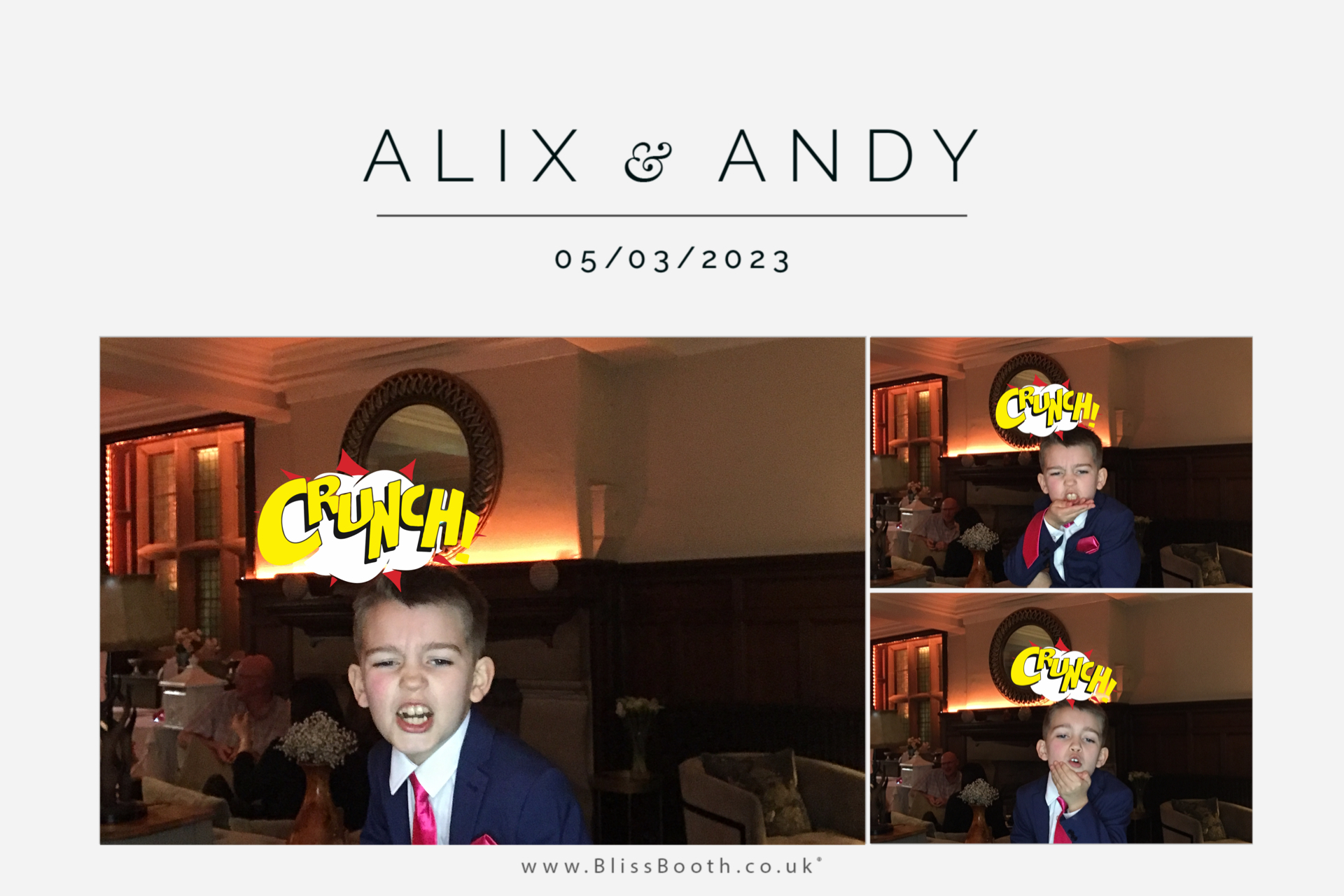 Alix and Andy | View more photos from the event at gallery.blissbooth.co.uk/u/BlissBooth/Alix-and-Andy