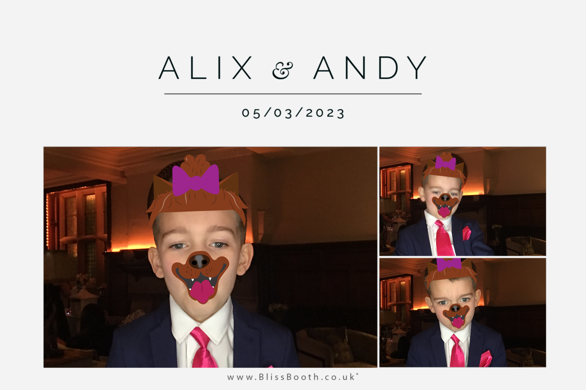 Alix and Andy | View more photos from the event at gallery.blissbooth.co.uk/u/BlissBooth/Alix-and-Andy