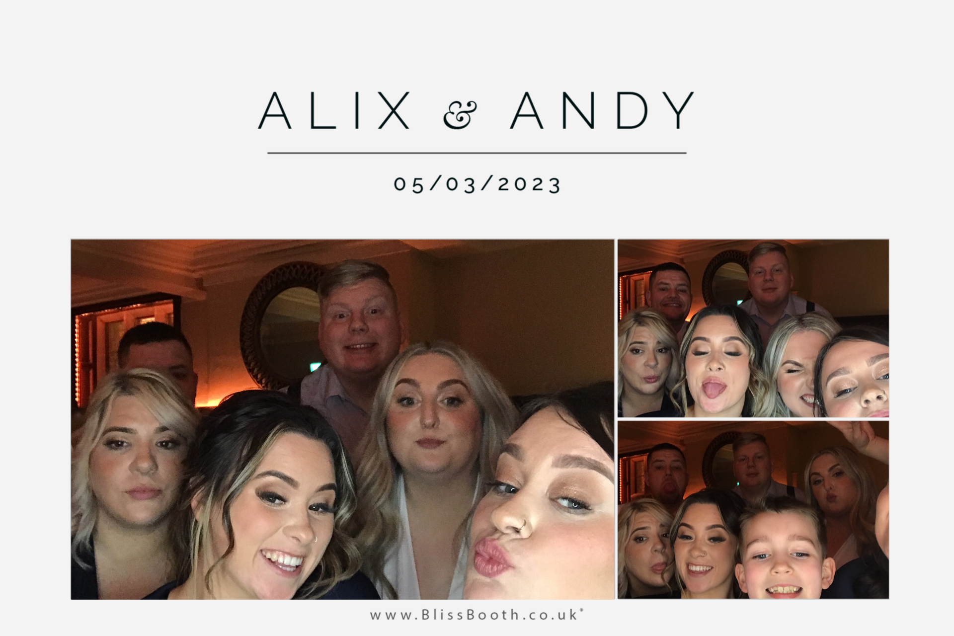 Alix and Andy | View more photos from the event at gallery.blissbooth.co.uk/u/BlissBooth/Alix-and-Andy
