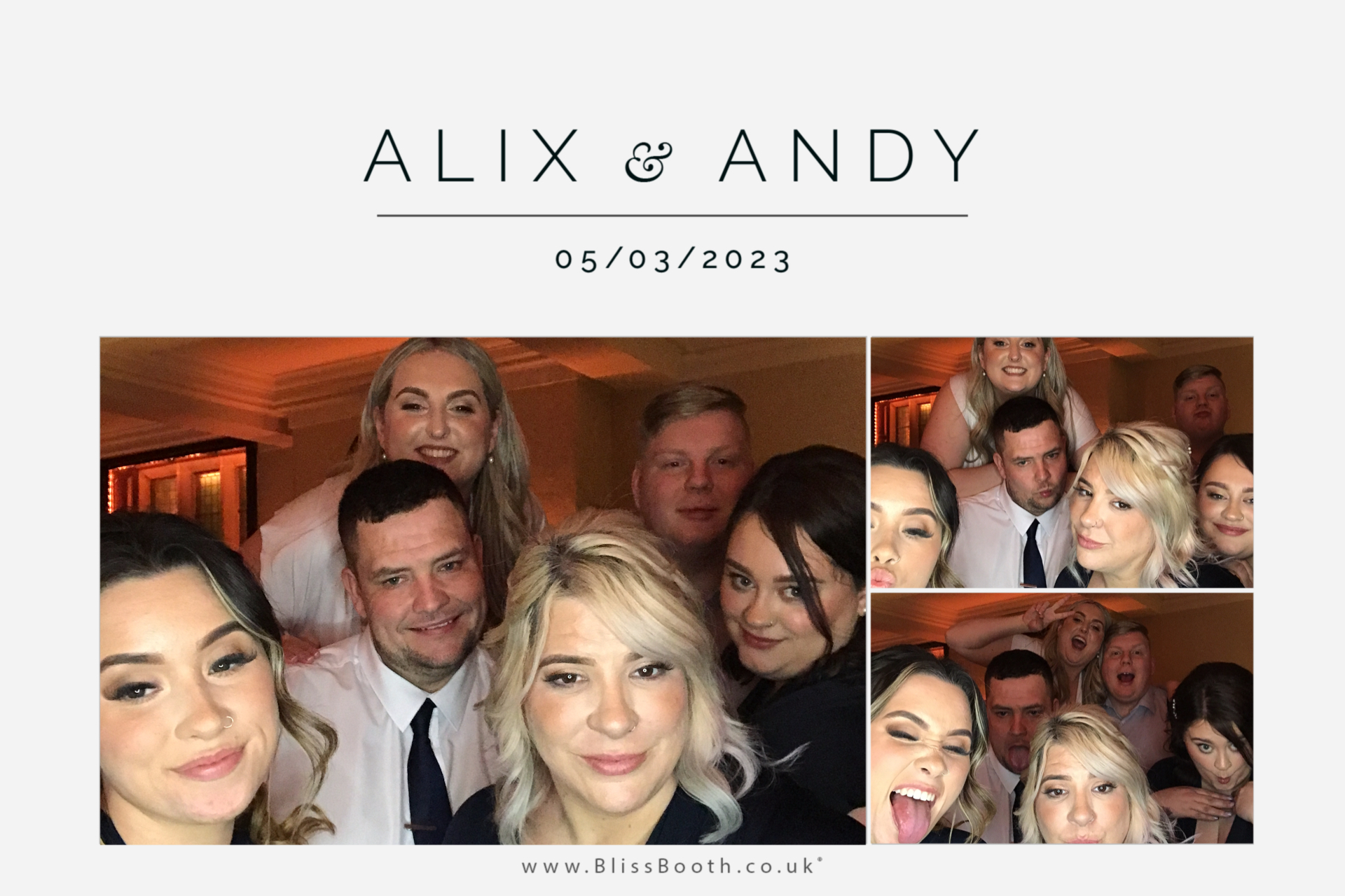Alix and Andy | View more photos from the event at gallery.blissbooth.co.uk/u/BlissBooth/Alix-and-Andy