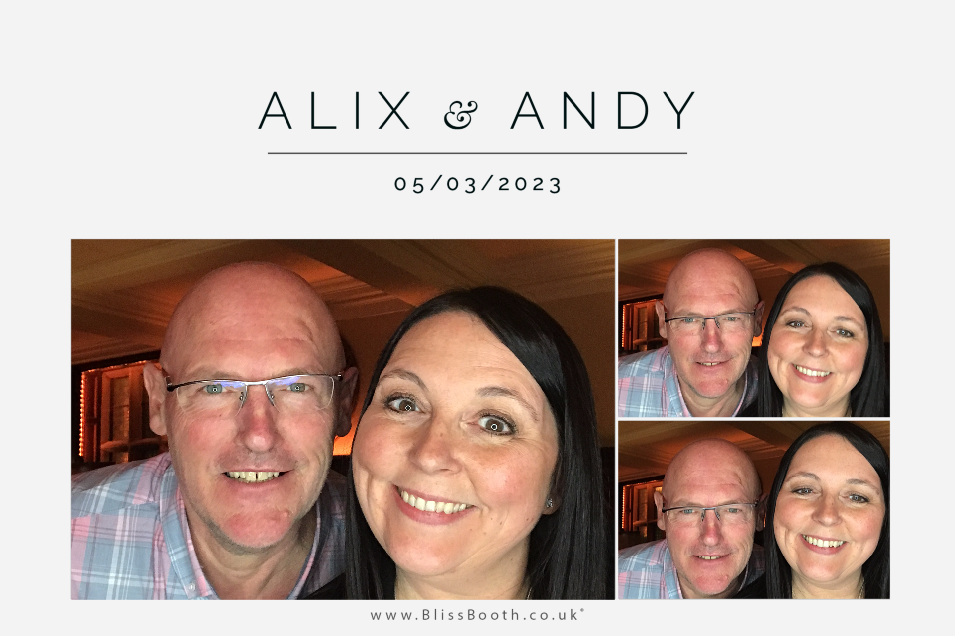 Alix and Andy | View more photos from the event at gallery.blissbooth.co.uk/u/BlissBooth/Alix-and-Andy