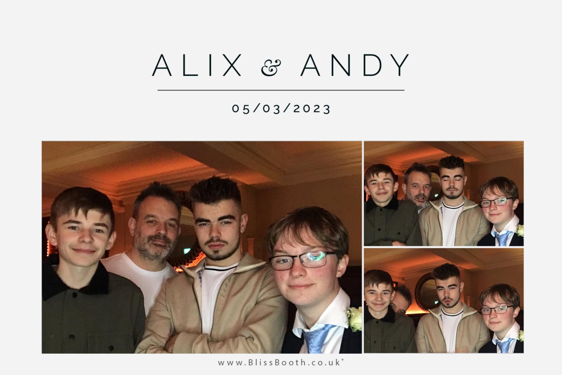 Alix and Andy | View more photos from the event at gallery.blissbooth.co.uk/u/BlissBooth/Alix-and-Andy