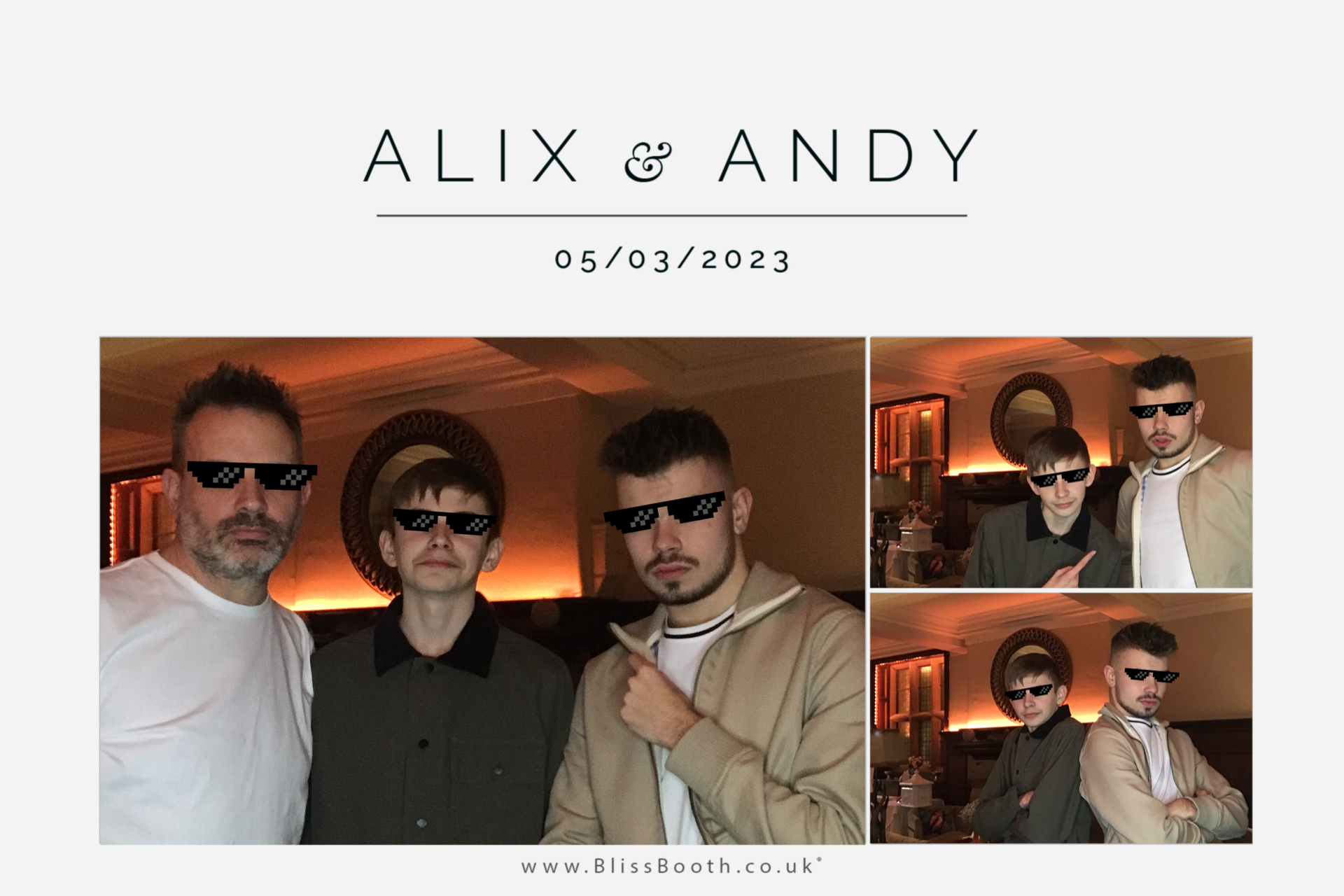 Alix and Andy | View more photos from the event at gallery.blissbooth.co.uk/u/BlissBooth/Alix-and-Andy