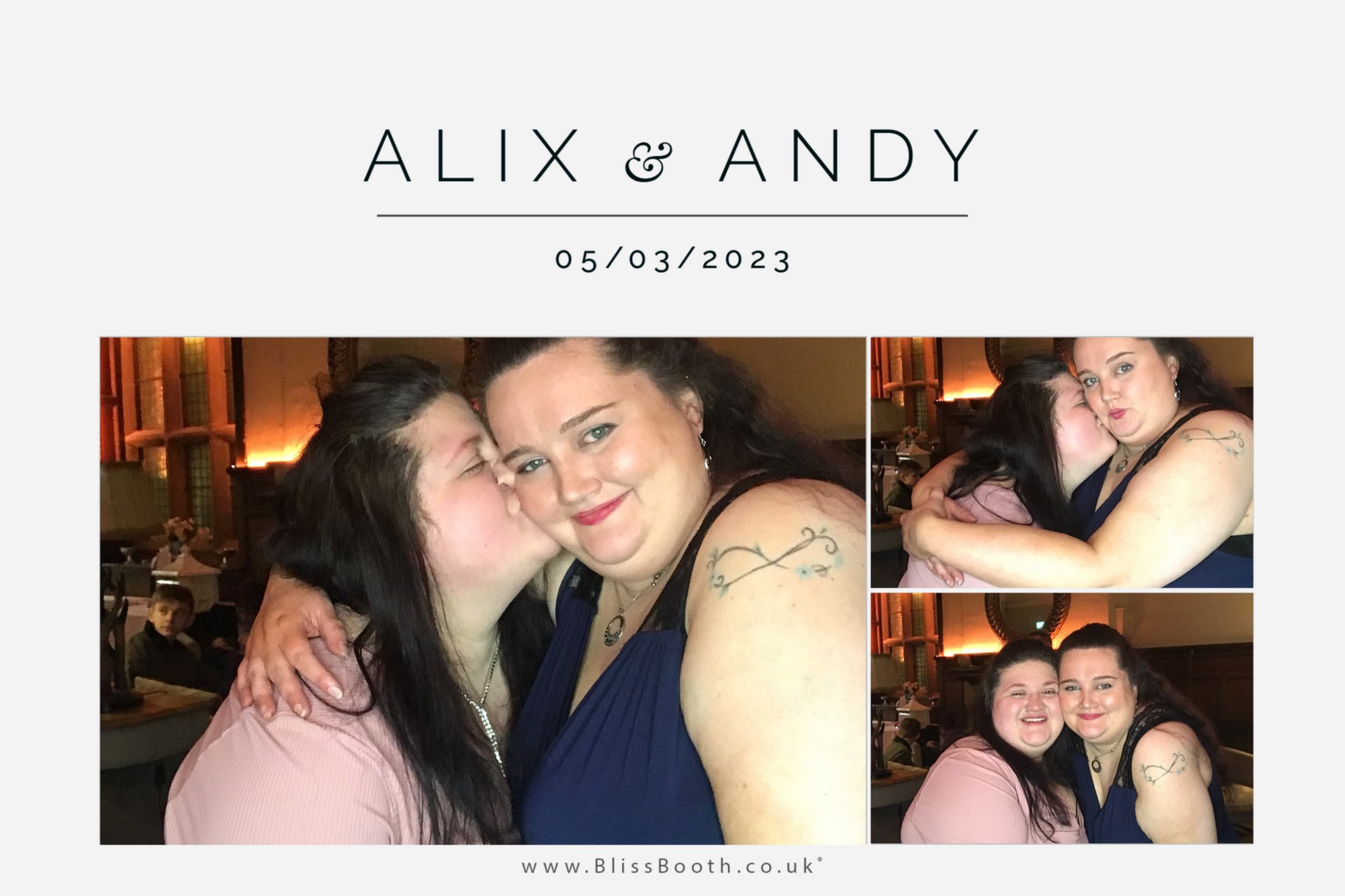 Alix and Andy | View more photos from the event at gallery.blissbooth.co.uk/u/BlissBooth/Alix-and-Andy